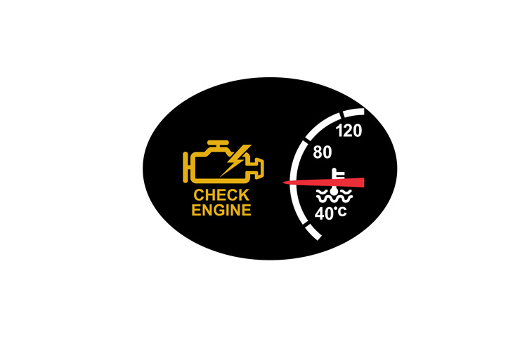 Check Engine Warning Symbol Icon (148846) Illustrations Design Bundles
