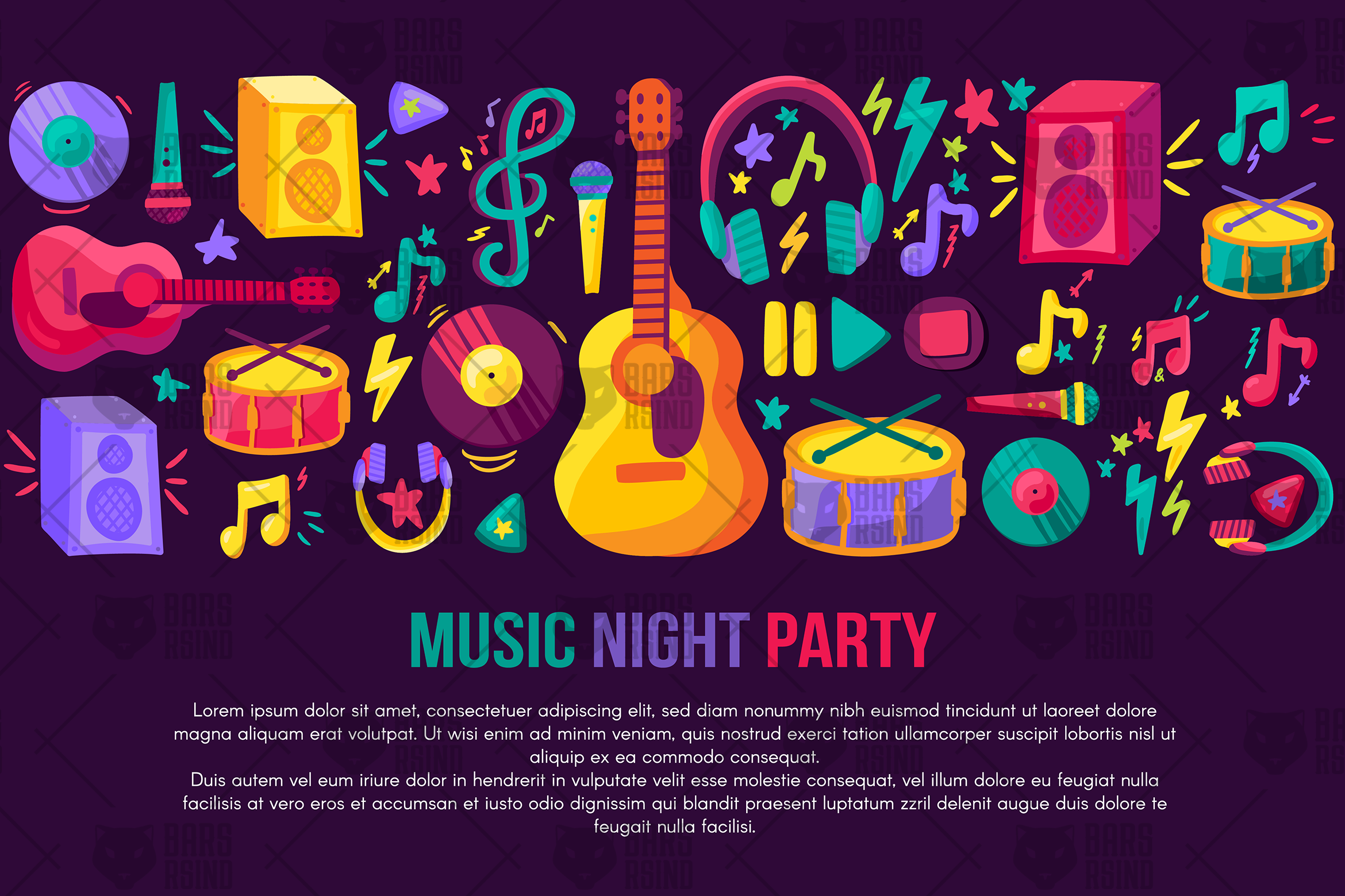 Musical Party Banner