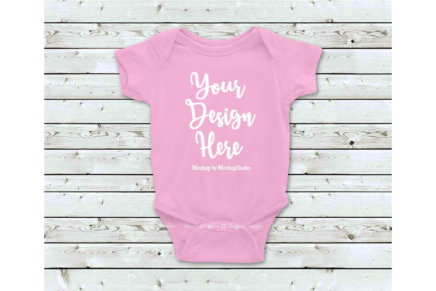 Download Newborn Infant Toddler Pink Blank Baby Girl Bodysuit ...