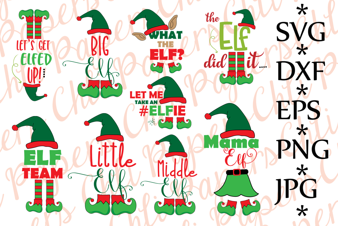 Download Bundle elf Svg, CHRISTMAS BUNDLE SVG