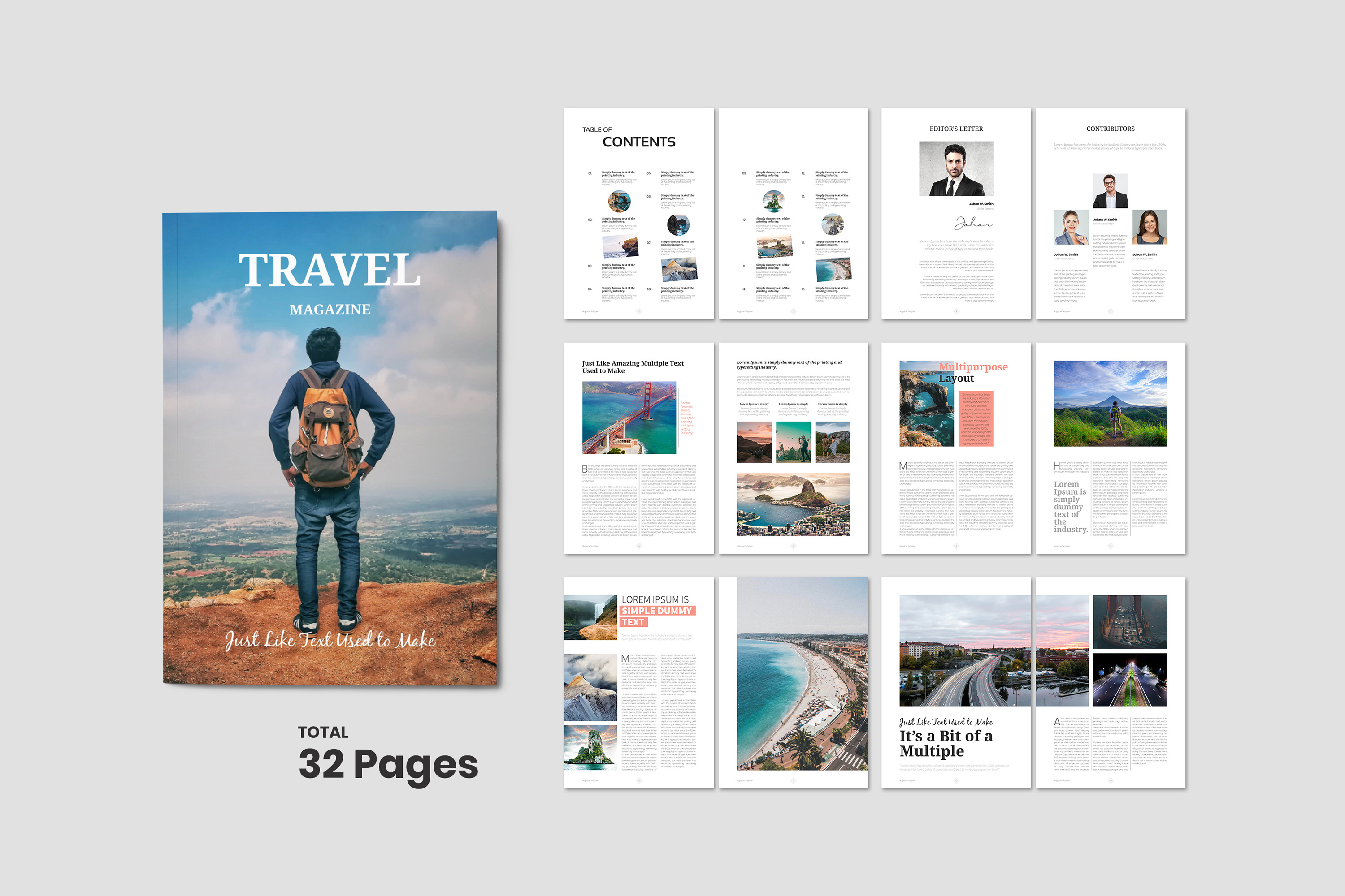 Travel Magazine  Template