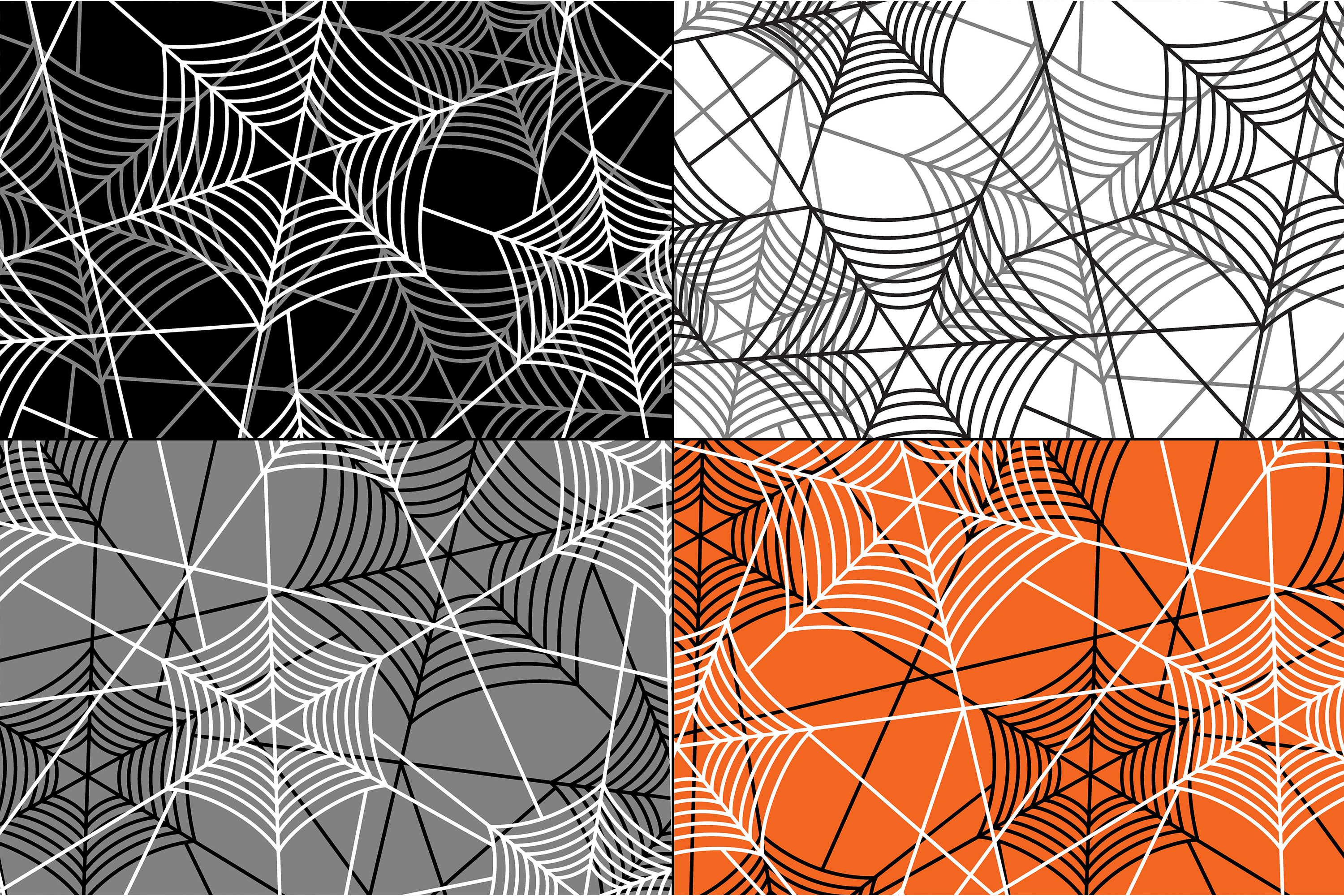 Halloween Spider Web Patterns