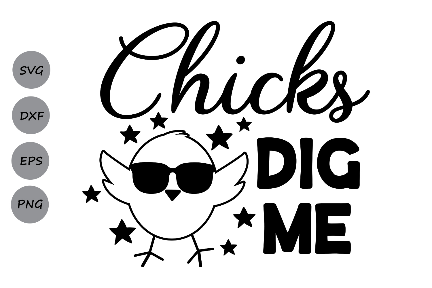 Download Chicks dig me Svg, Easter SVG, Easter Chicks Svg, Easter Baby Boy Girl Svg, Easter Cut Files ...