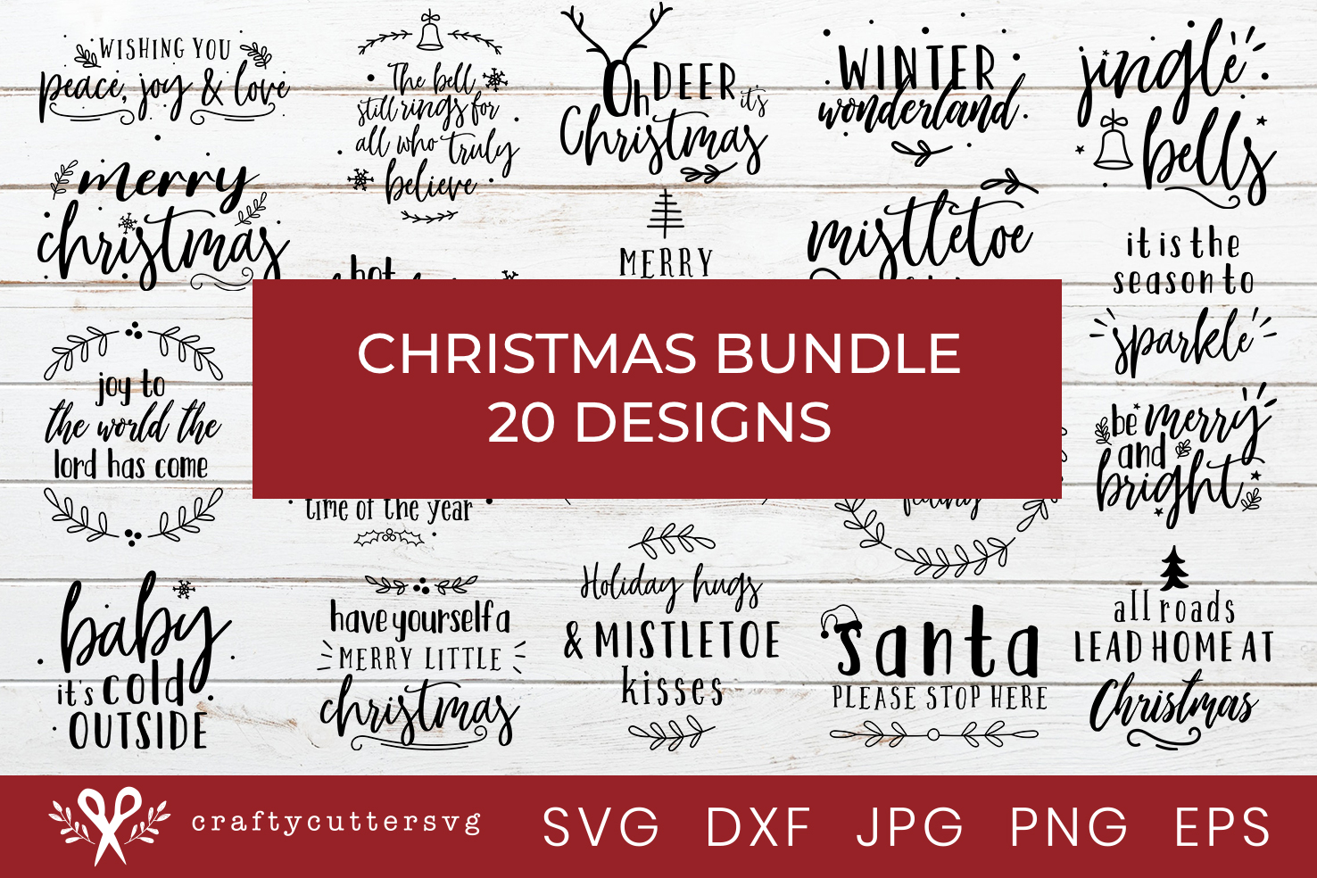 Download Christmas Svg Bundle 20 Designs Christmas Sign 3D SVG Files Ideas | SVG, Paper Crafts, SVG File