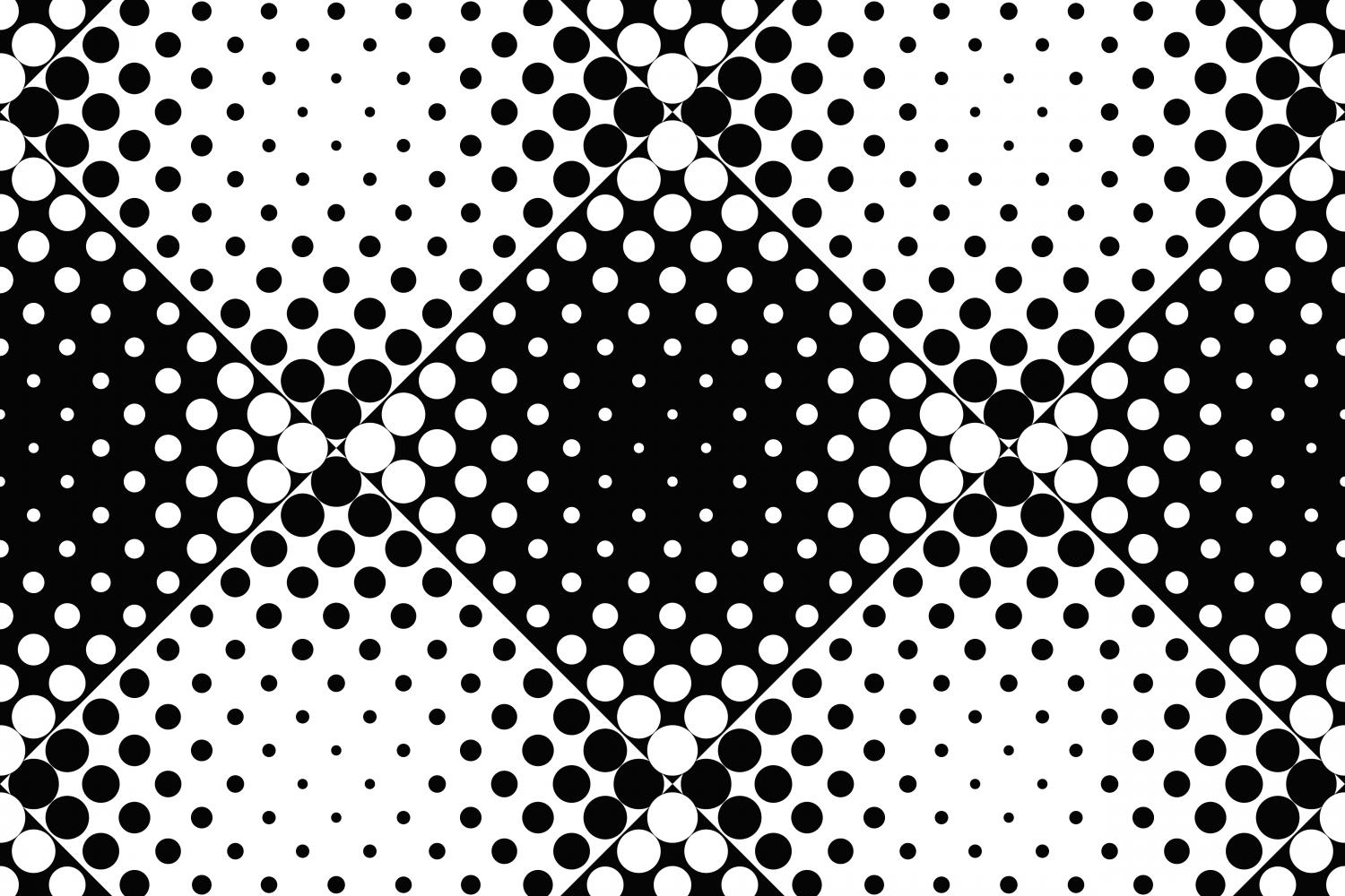 24 Seamless Halftone Dot Patterns