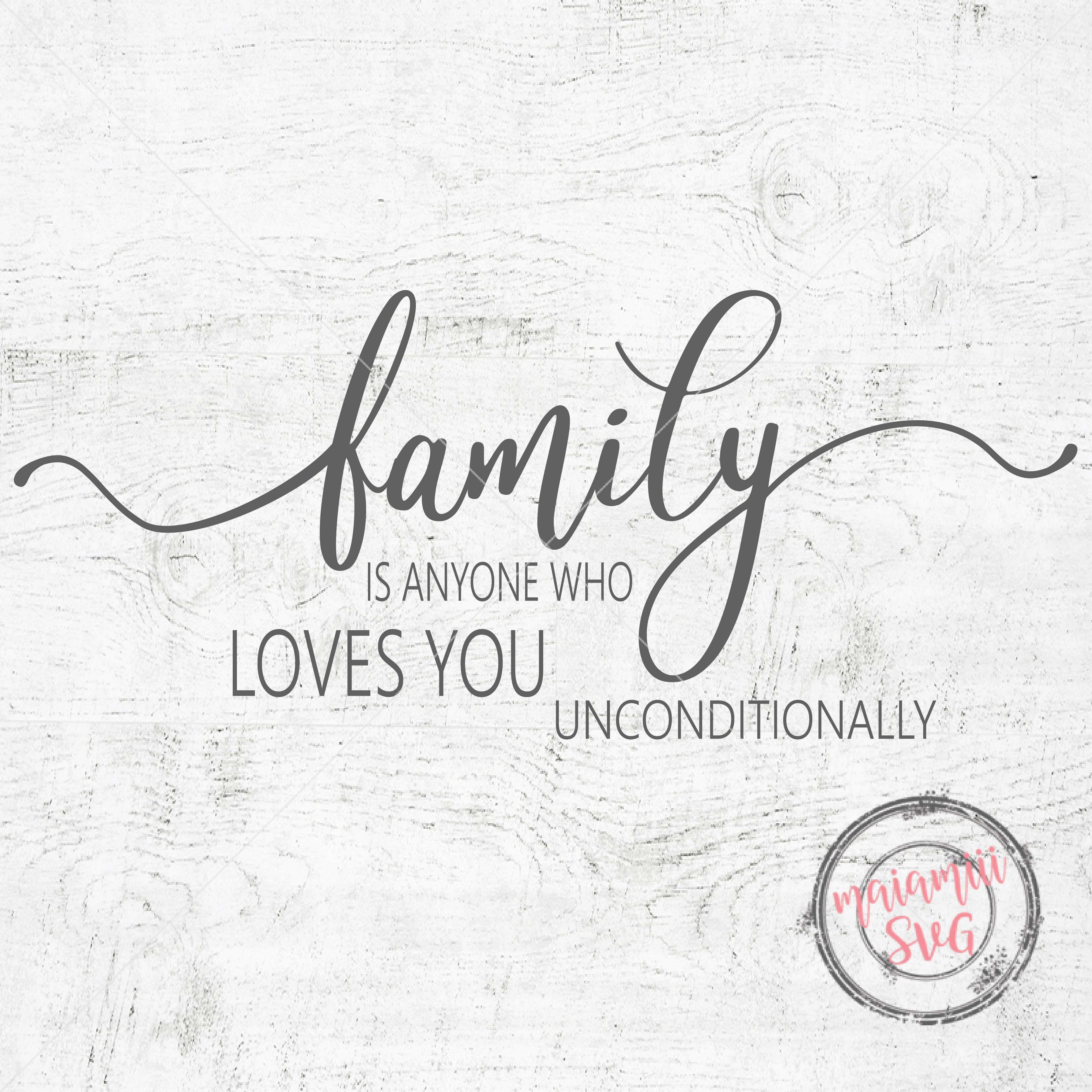 Family SVG File Sayings SVG Family Sign SVG Family Quote Family Is