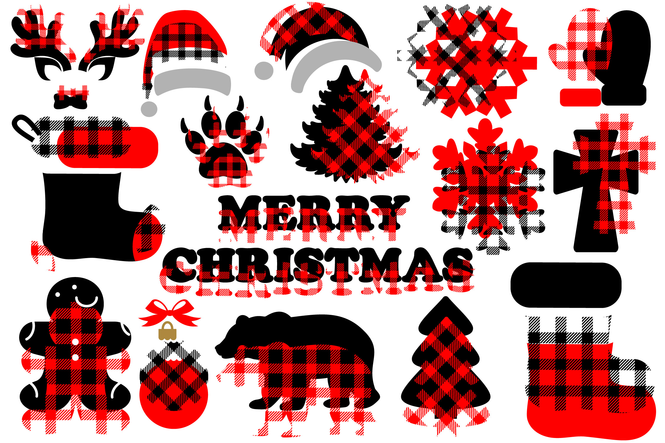Buffalo Plaid Designs, Buffalo Plaid Clipart, Plaid SVG