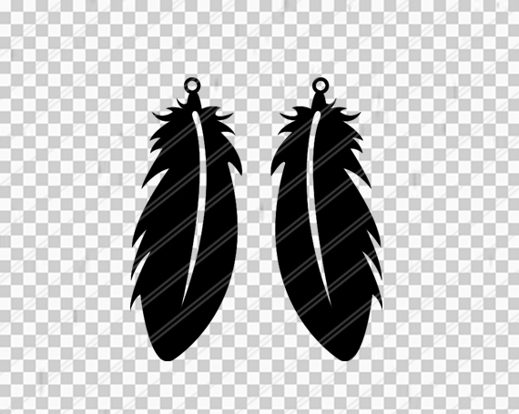 Feather earrings svg,silhouette,Hippie earring,cricut files (95438