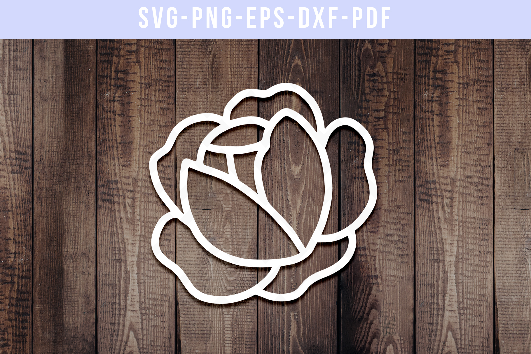 Download Rose Papercut Template, Flower Vinyl Design, SVG, PDF, DXF