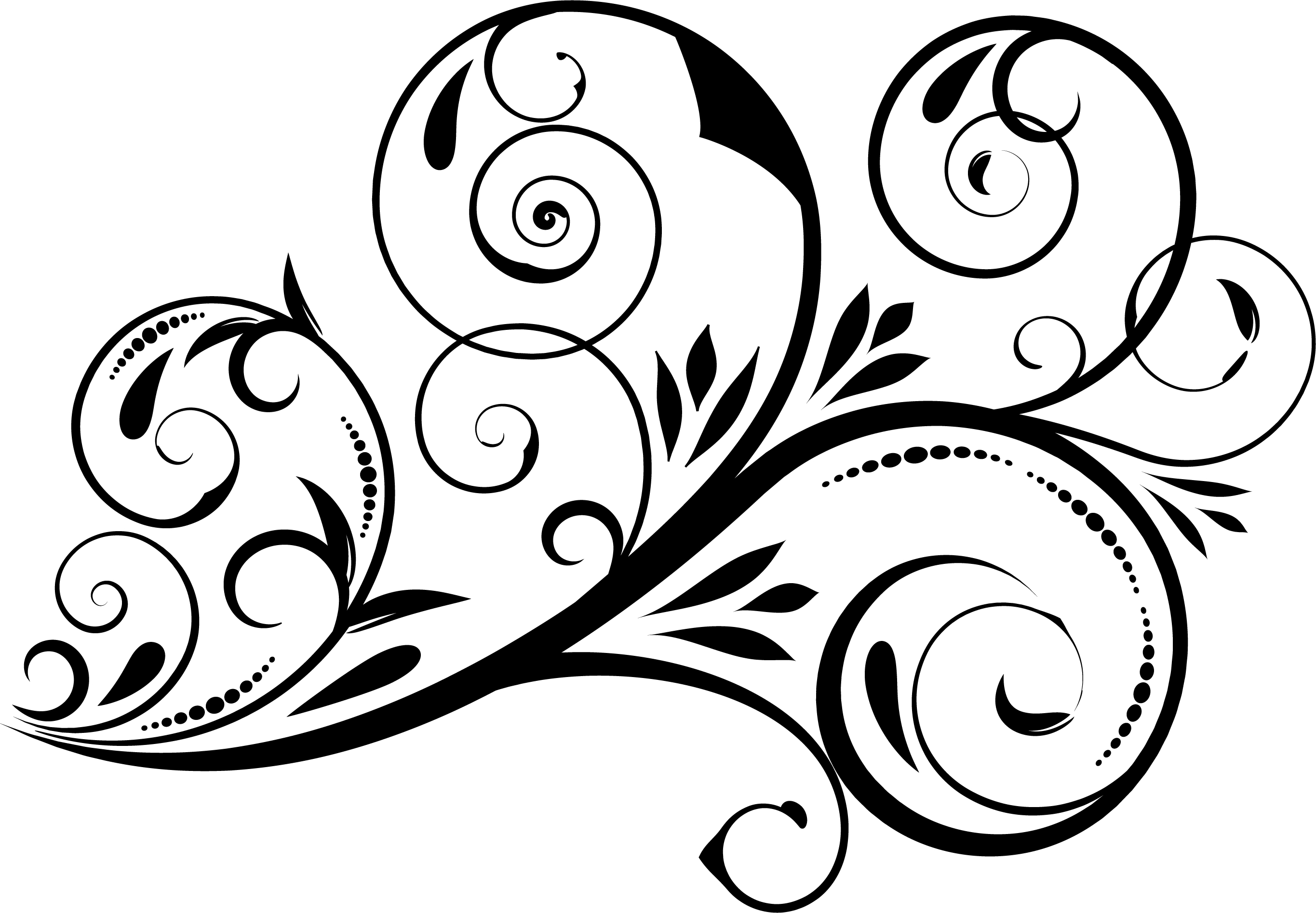 5 Swirl Vectors Svg Dxf Png Jpg Eps vector file Cut Files