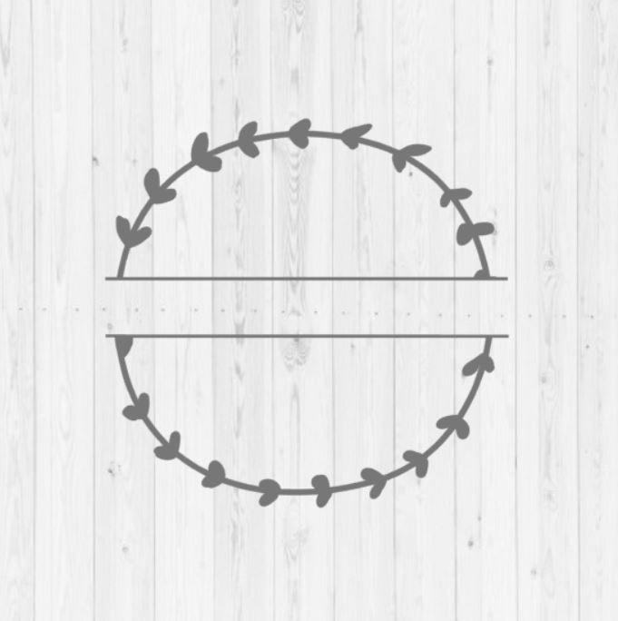 Free Free 226 Wreath Silhouette Flower Border Svg SVG PNG EPS DXF File