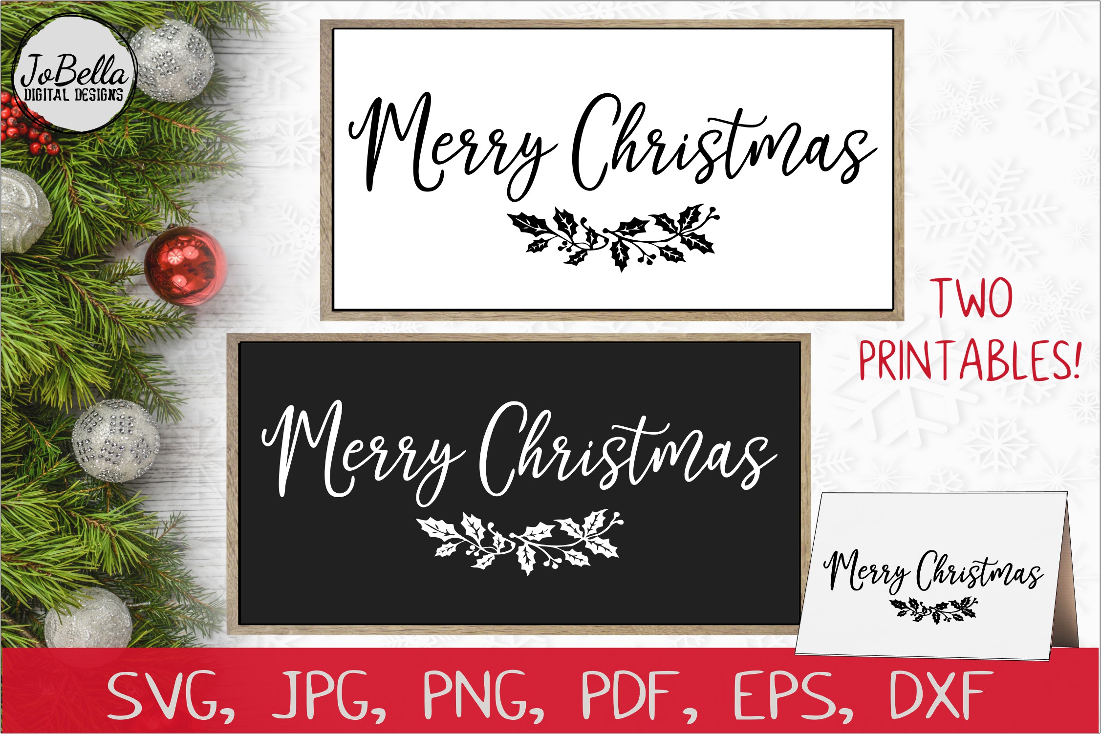Christmas SVG Bundle, Sublimation PNGs and Printables