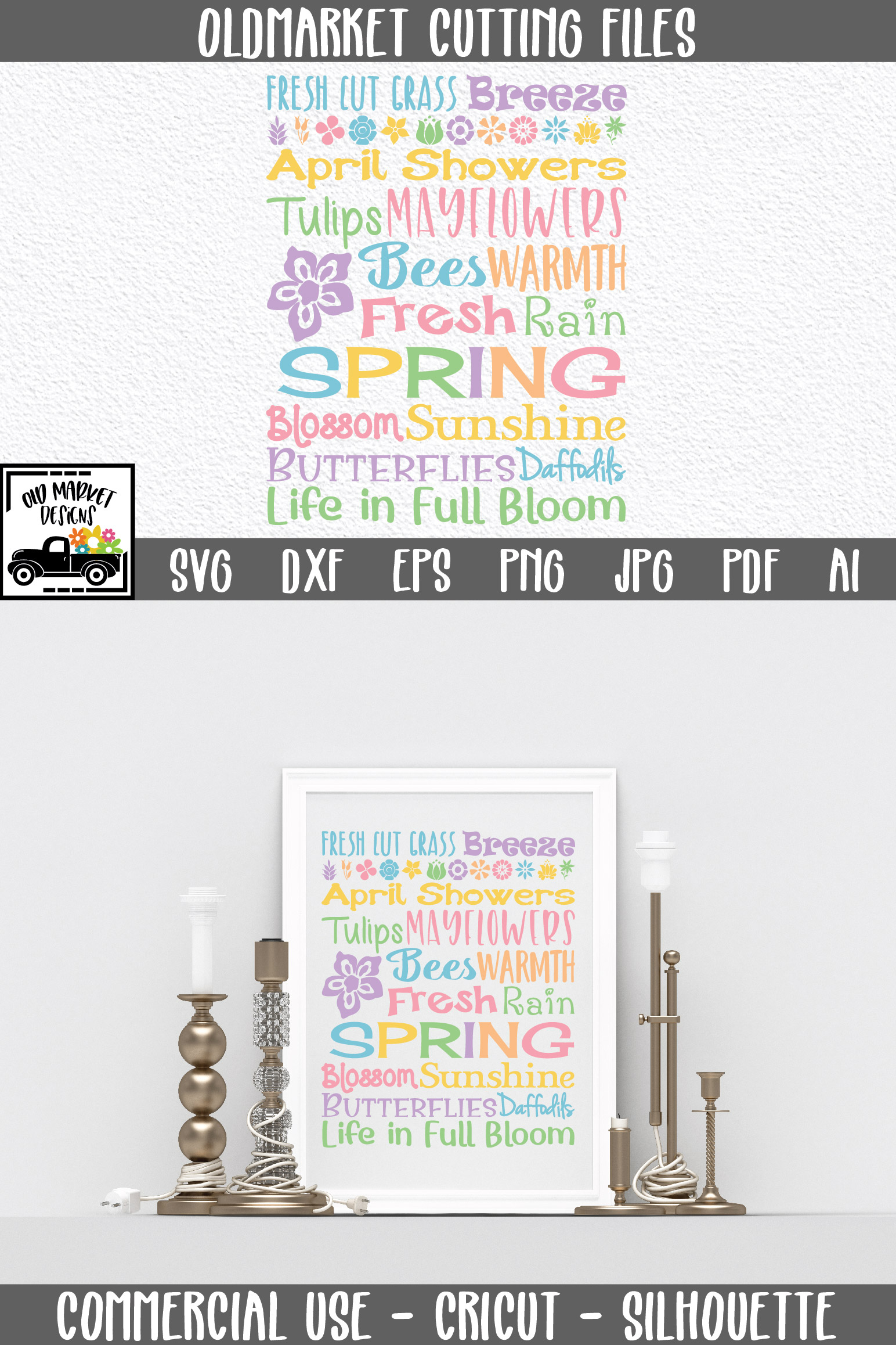 Download Spring Subway Art SVG Cut File