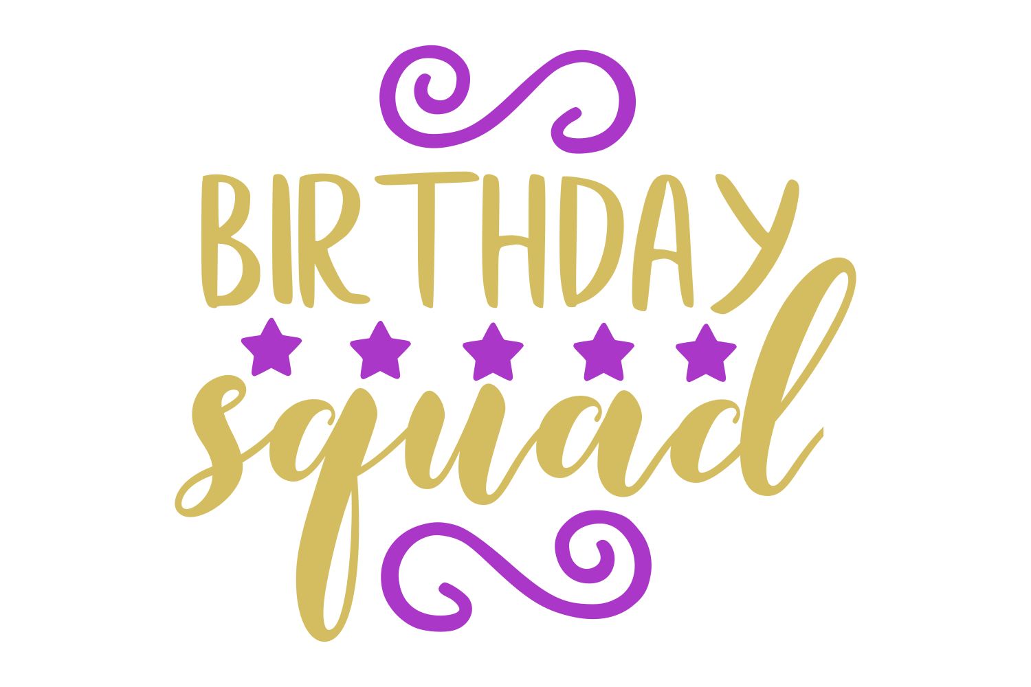 Download Birthday Squad SVG