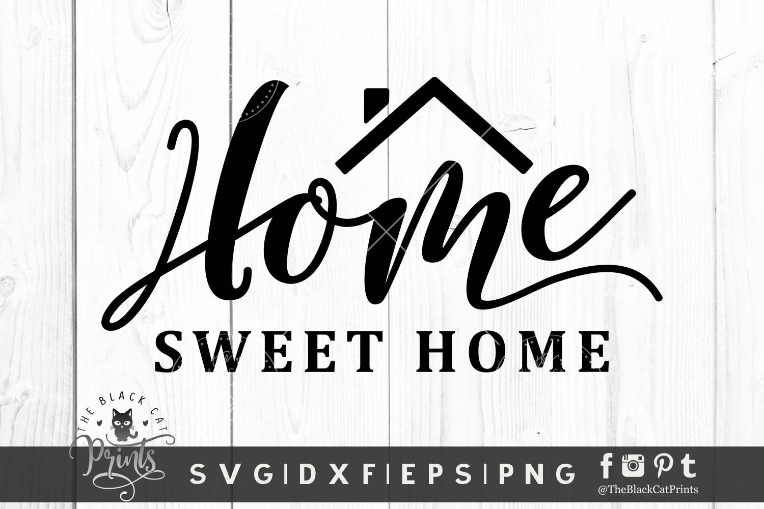 Home Sweet Home SVG DXF EPS PNG Family door sign cut files