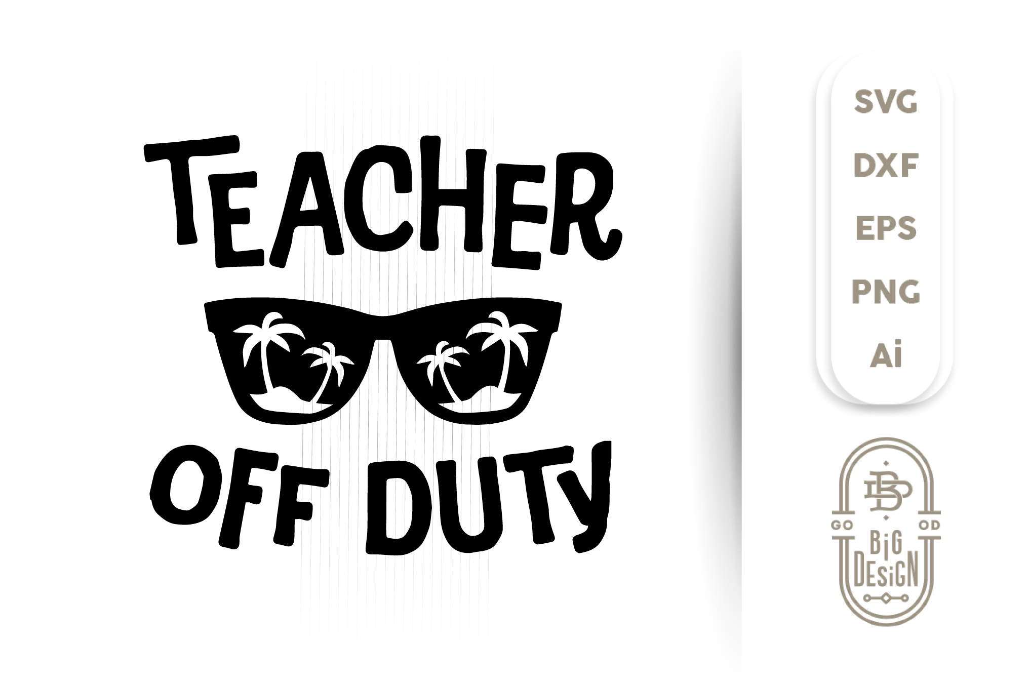 Teacher Off Duty SVG Cut File - Funny Teacher SVG (266604 ...