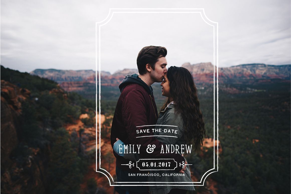 Save The Date Overlays Set 4372