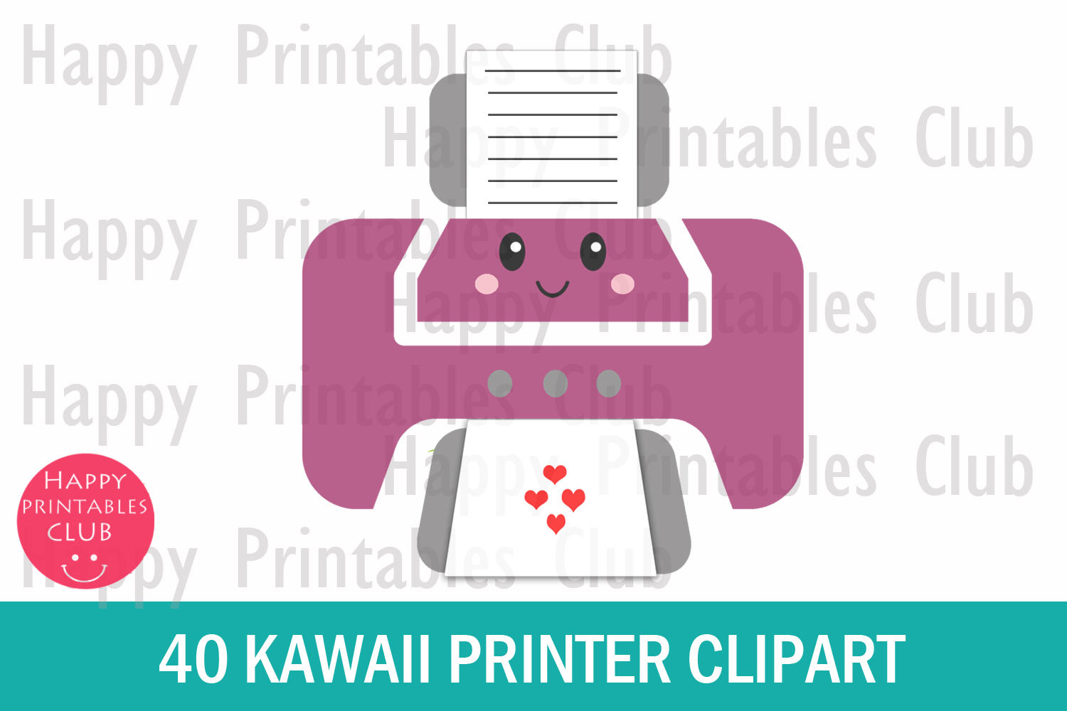 40 Kawaii Printer Clipart Cute Printer Clipart Printer PNG