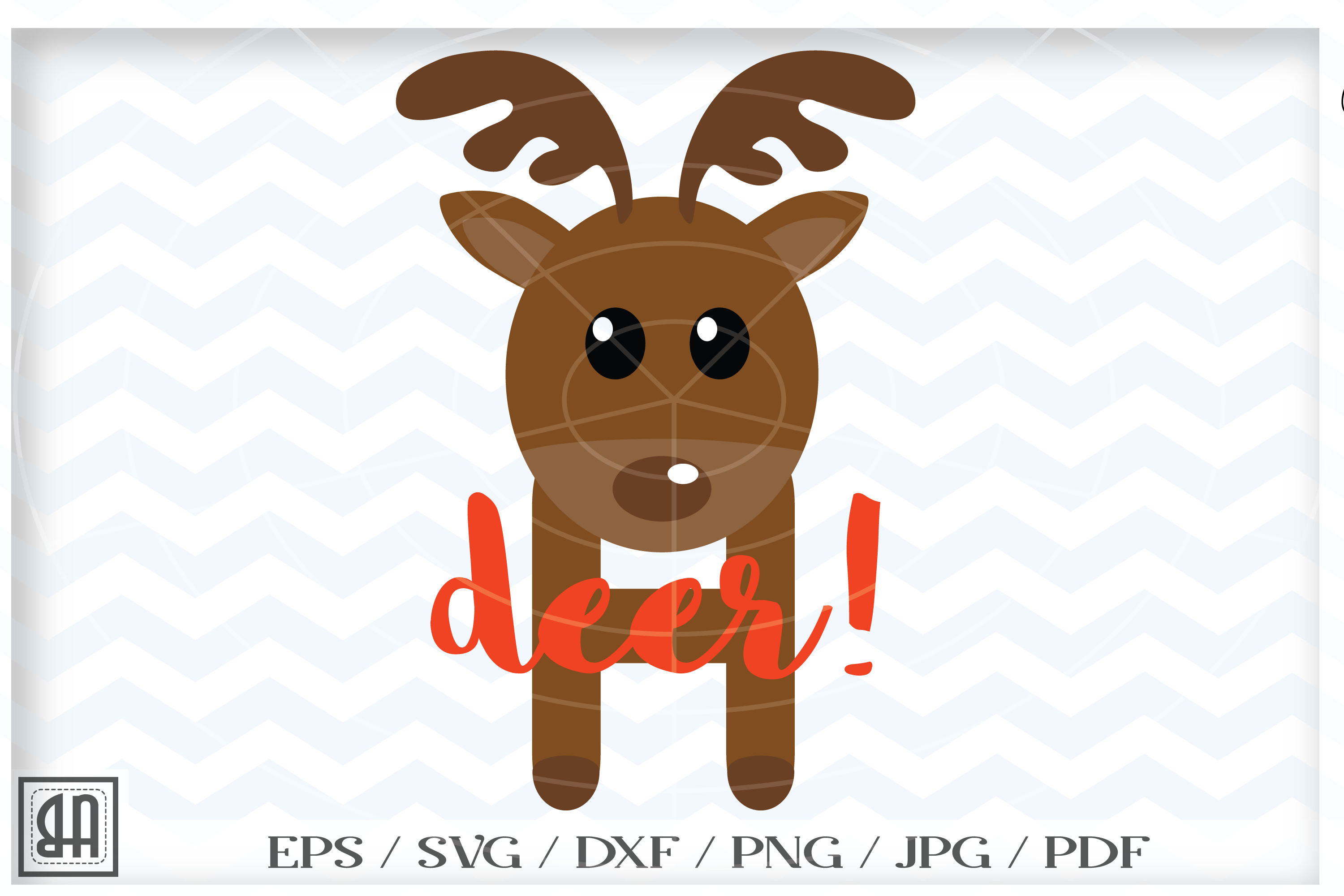 Download Oh deer Svg - Reindeer Cut Files - Christmas deer SVG file (122159) | SVGs | Design Bundles
