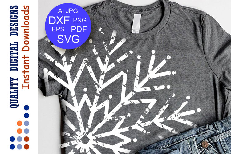 Download Snowflake svg Grunge shirt svg files Merry Christmas ...