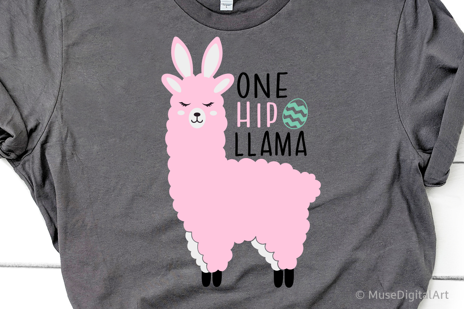 Download One Hip Llama Svg, Girl Easter Svg, Cute Easter Llama Svg