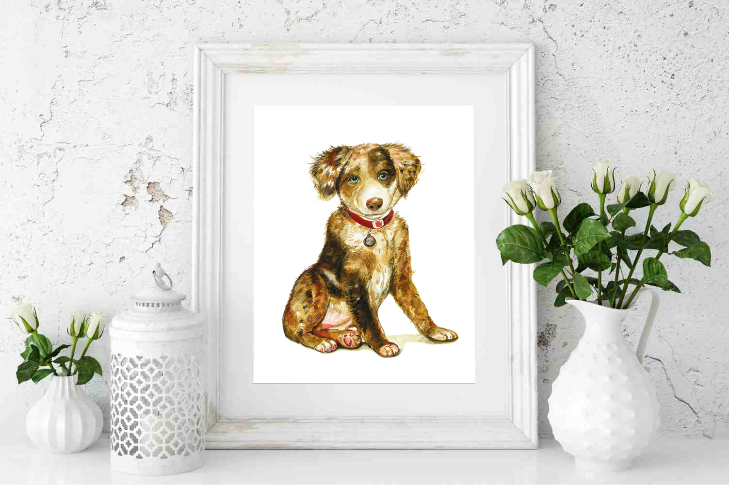 Dogs watercolor (31438) | Illustrations | Design Bundles