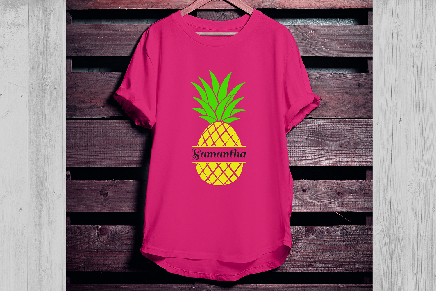Download Pineapple SVG, Pineapple Monogram Frames, Silhouette SVG ...