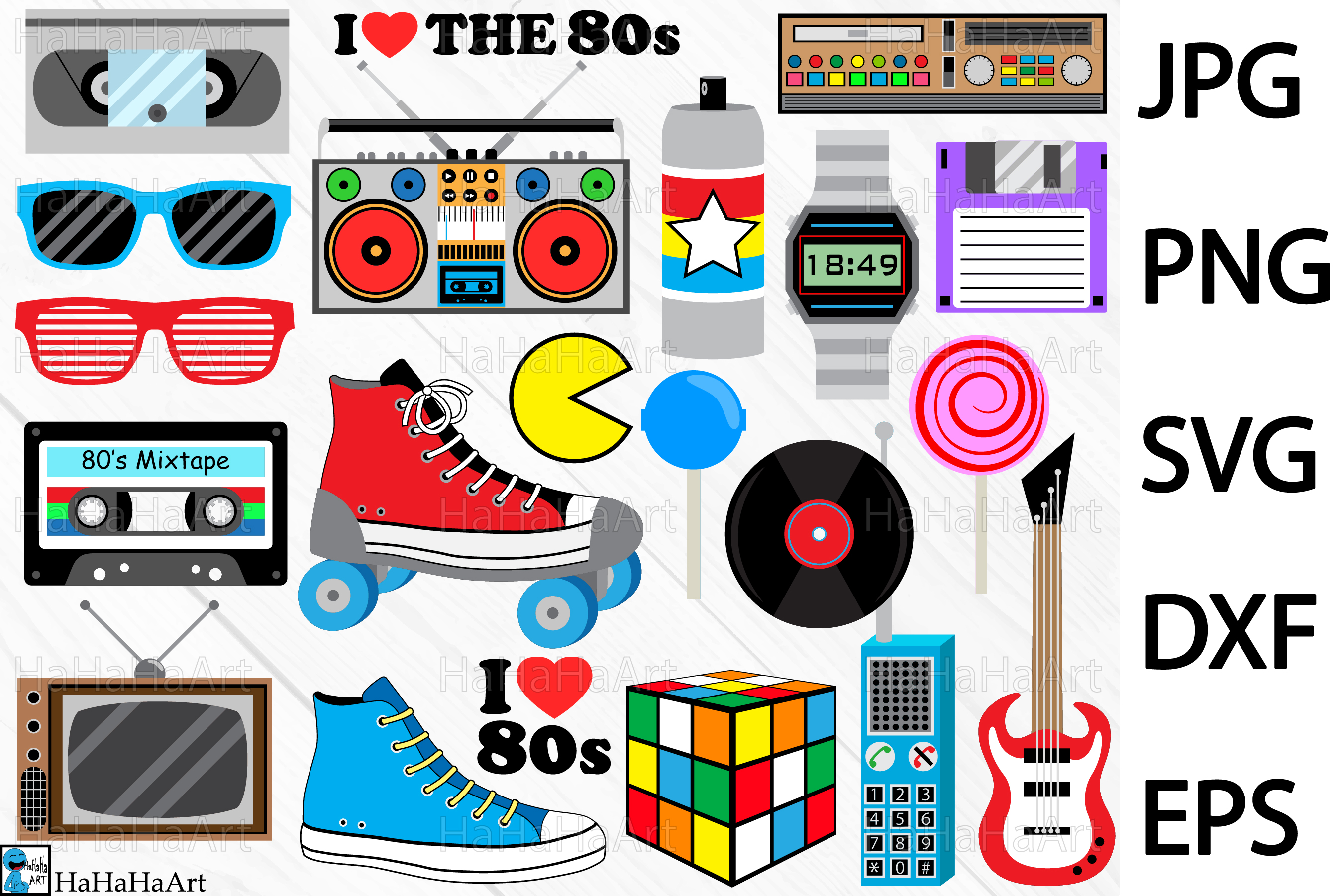 80 S Themed Free 80S Printables