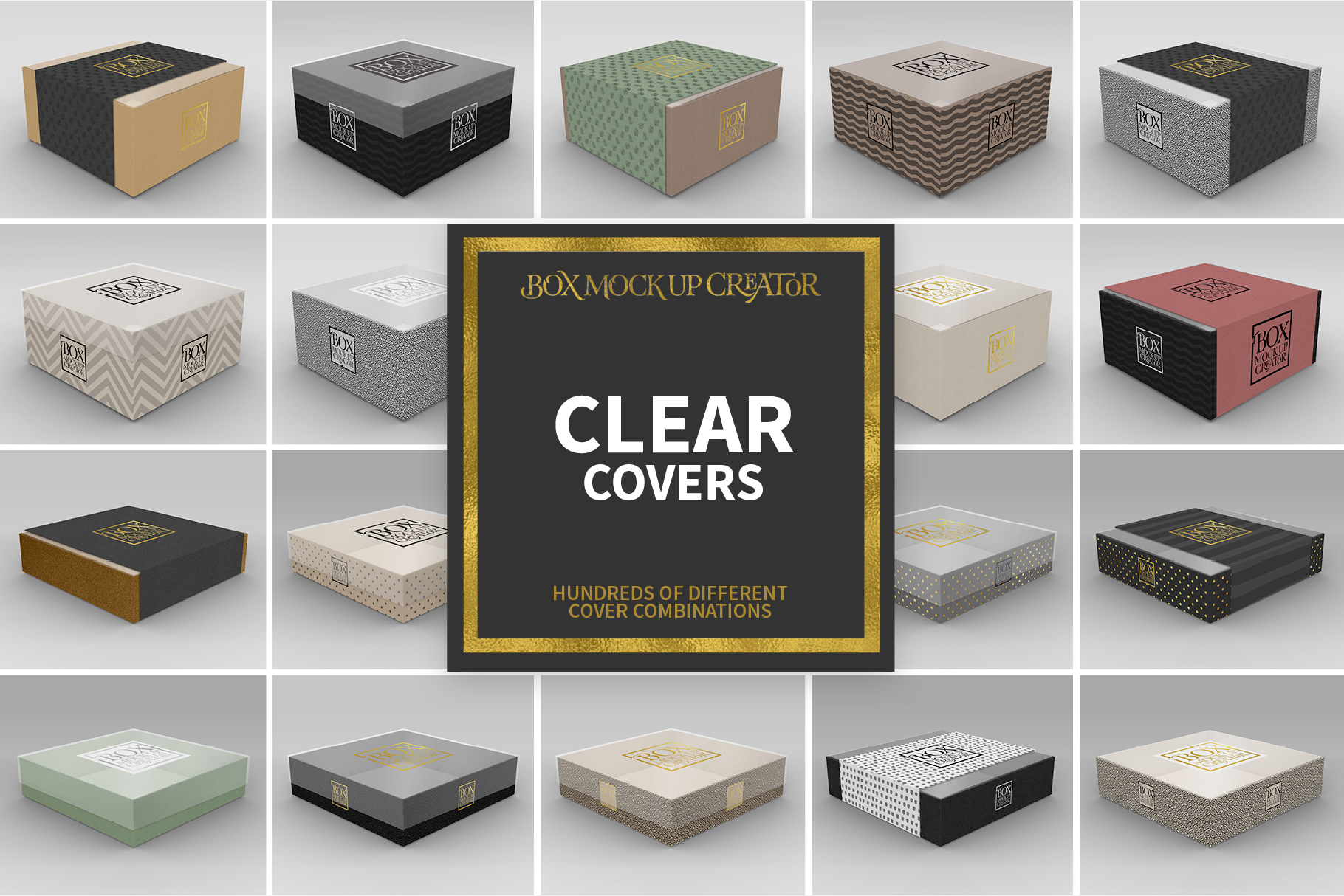 Download Square Box Packaging Mockup Creator (213810) | Branding | Design Bundles