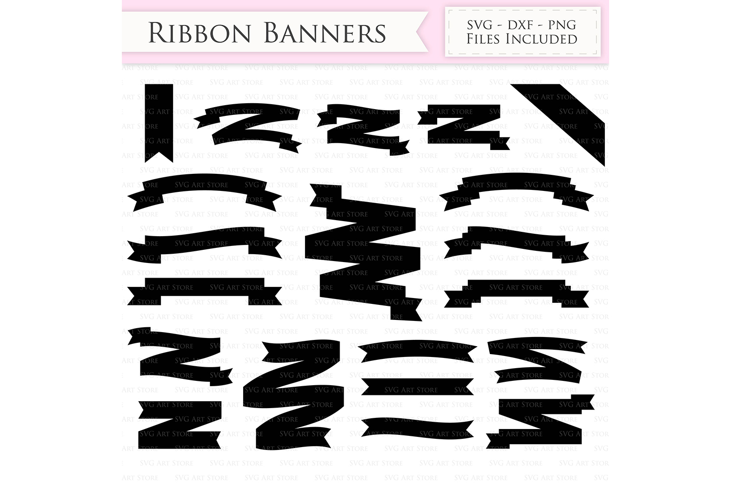 Download Free Svg Ribbon Bundle File For Cricut