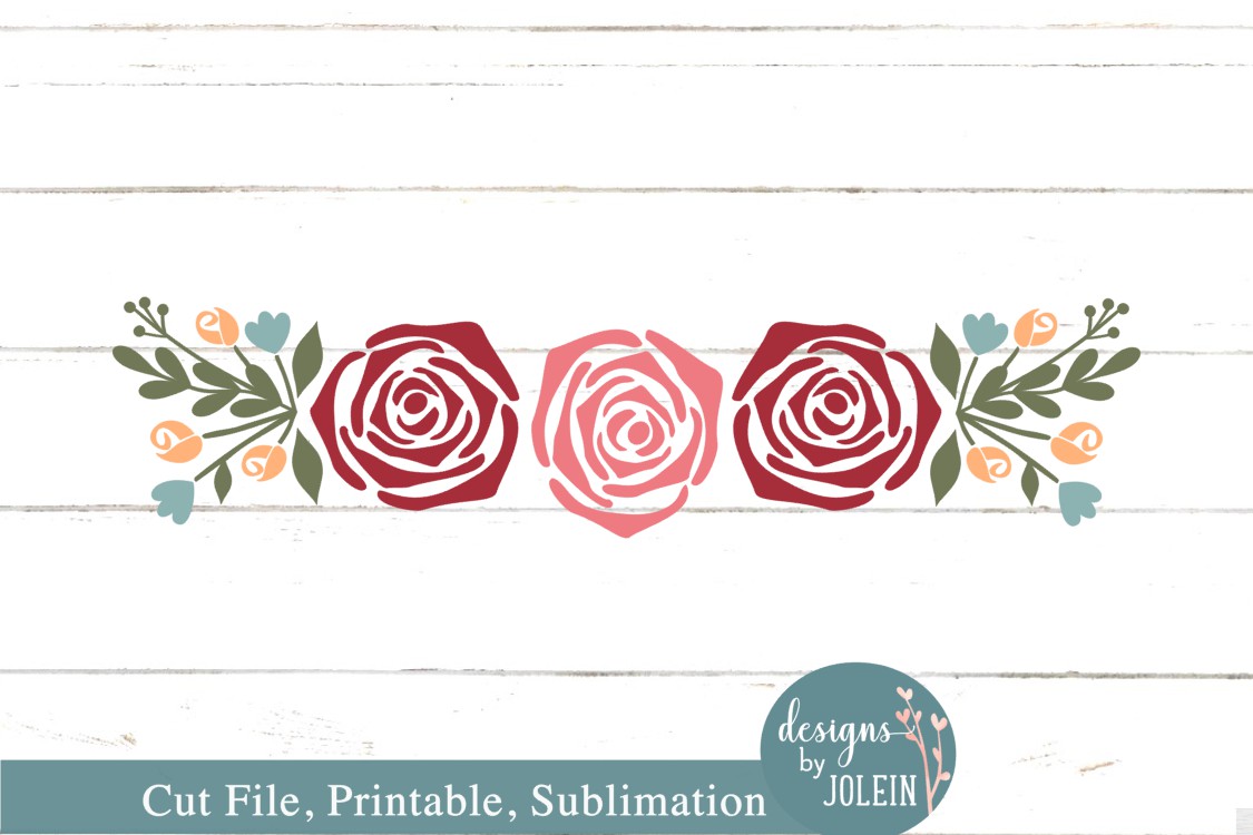 Rose Swag SVG, png, eps, sublimation, printable, clipart