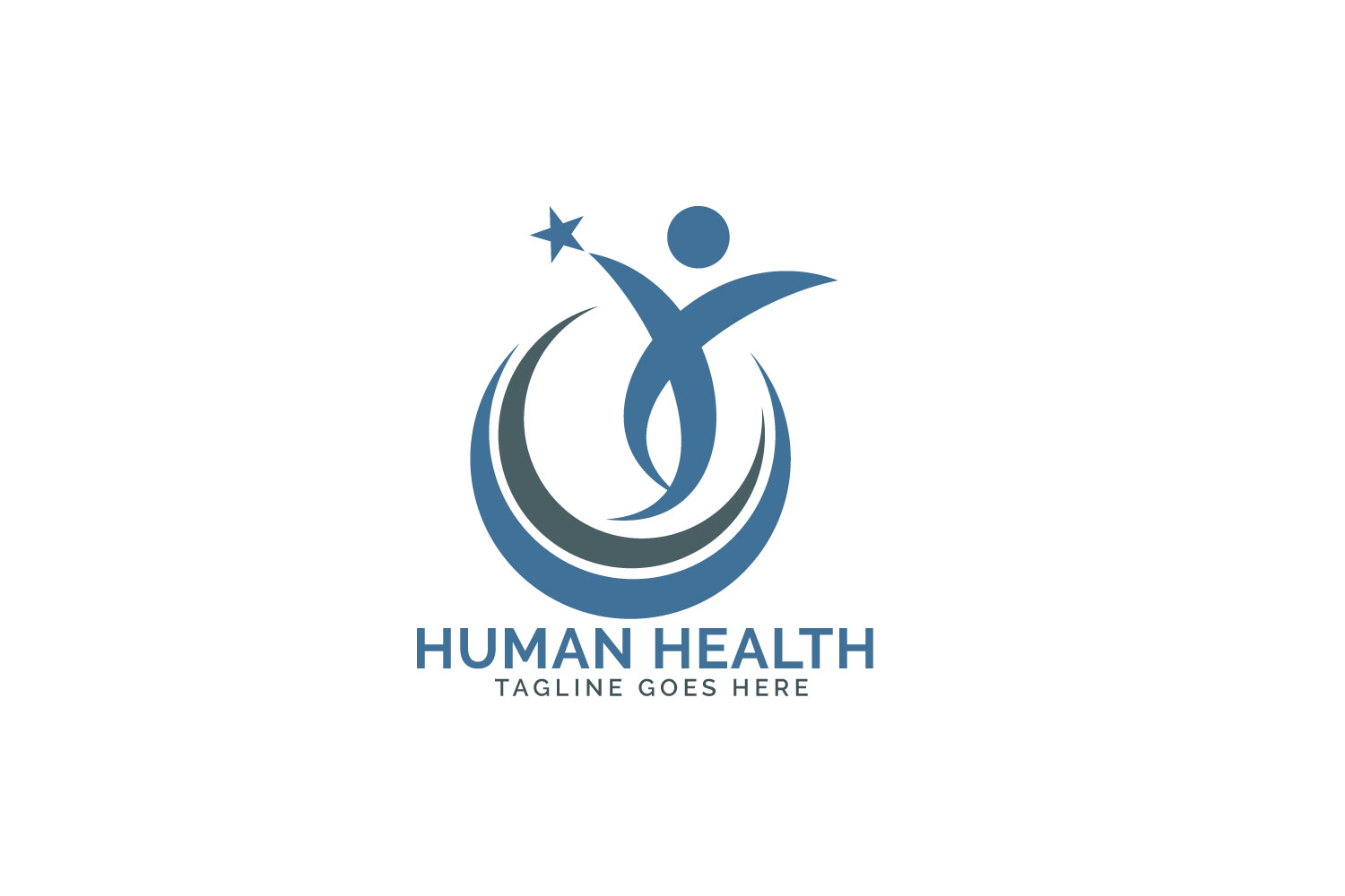 Human Star Creative Logo Design