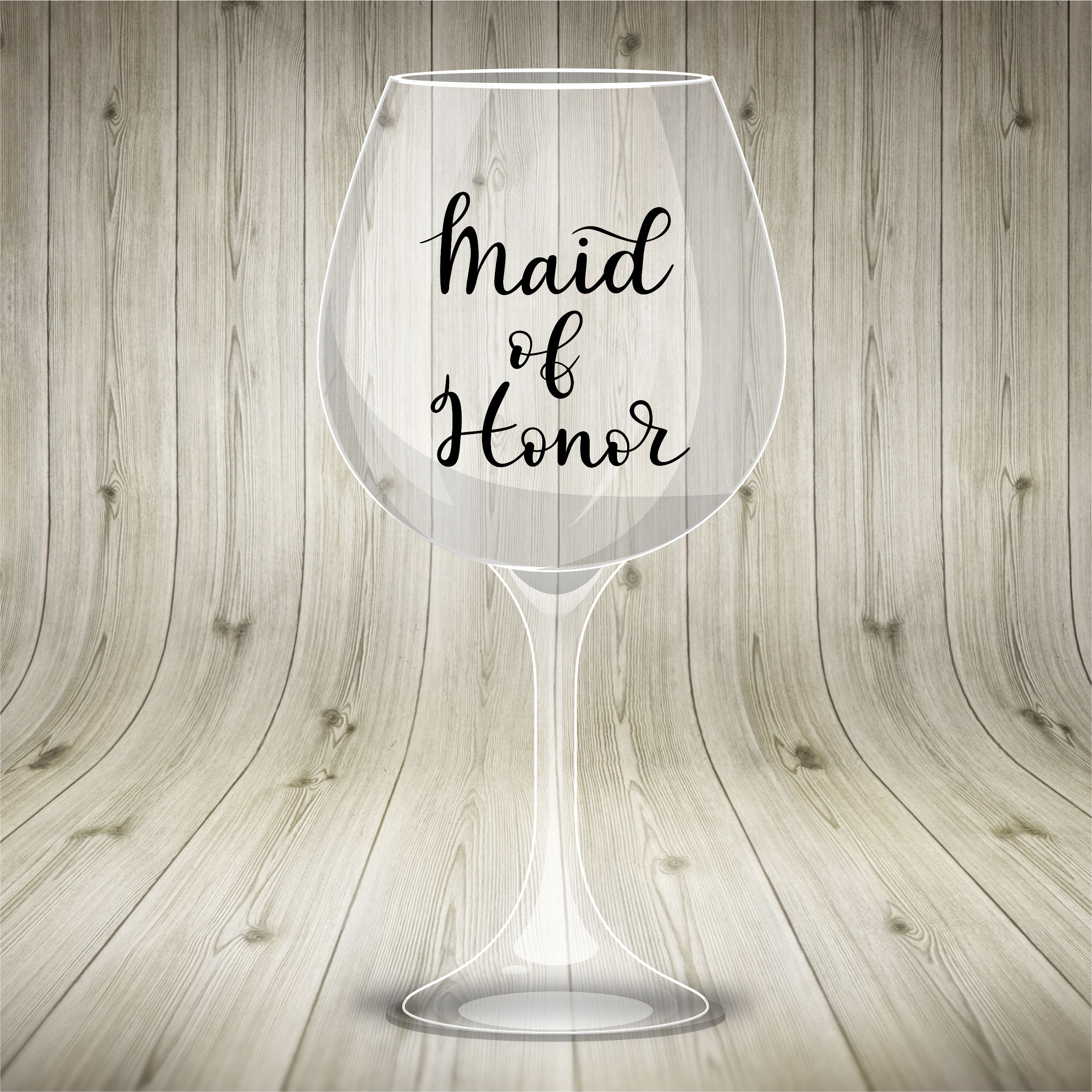 Download Maid of honor SVG - Bridal party SVG file, handlettered