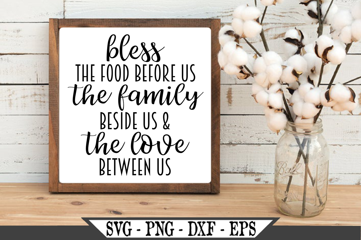 Download Bless The Food Before Us Prayer Inspirational SVG Design ...