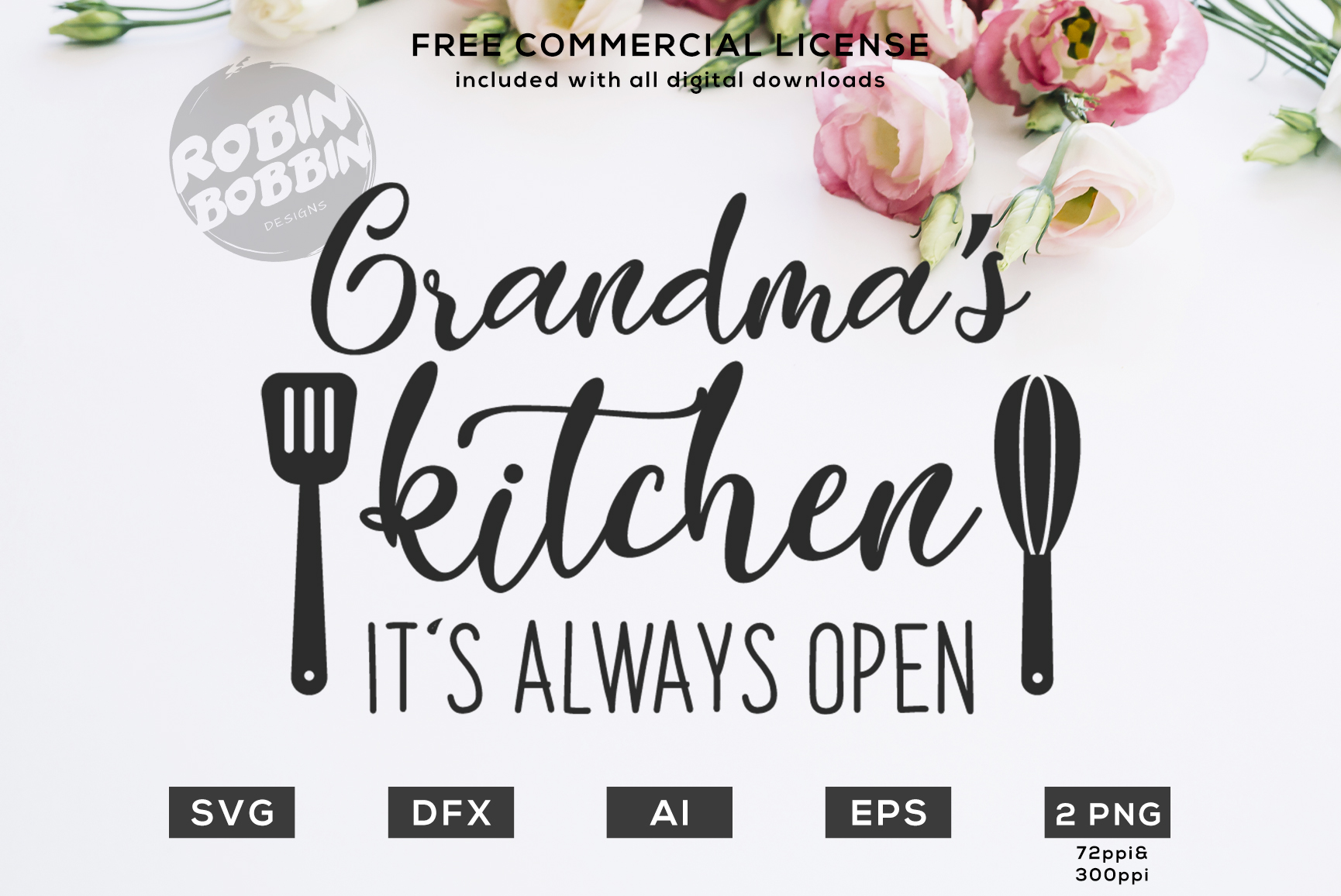 Download Grandma's Kitchen Is Always Open Design for T-Shirt ...