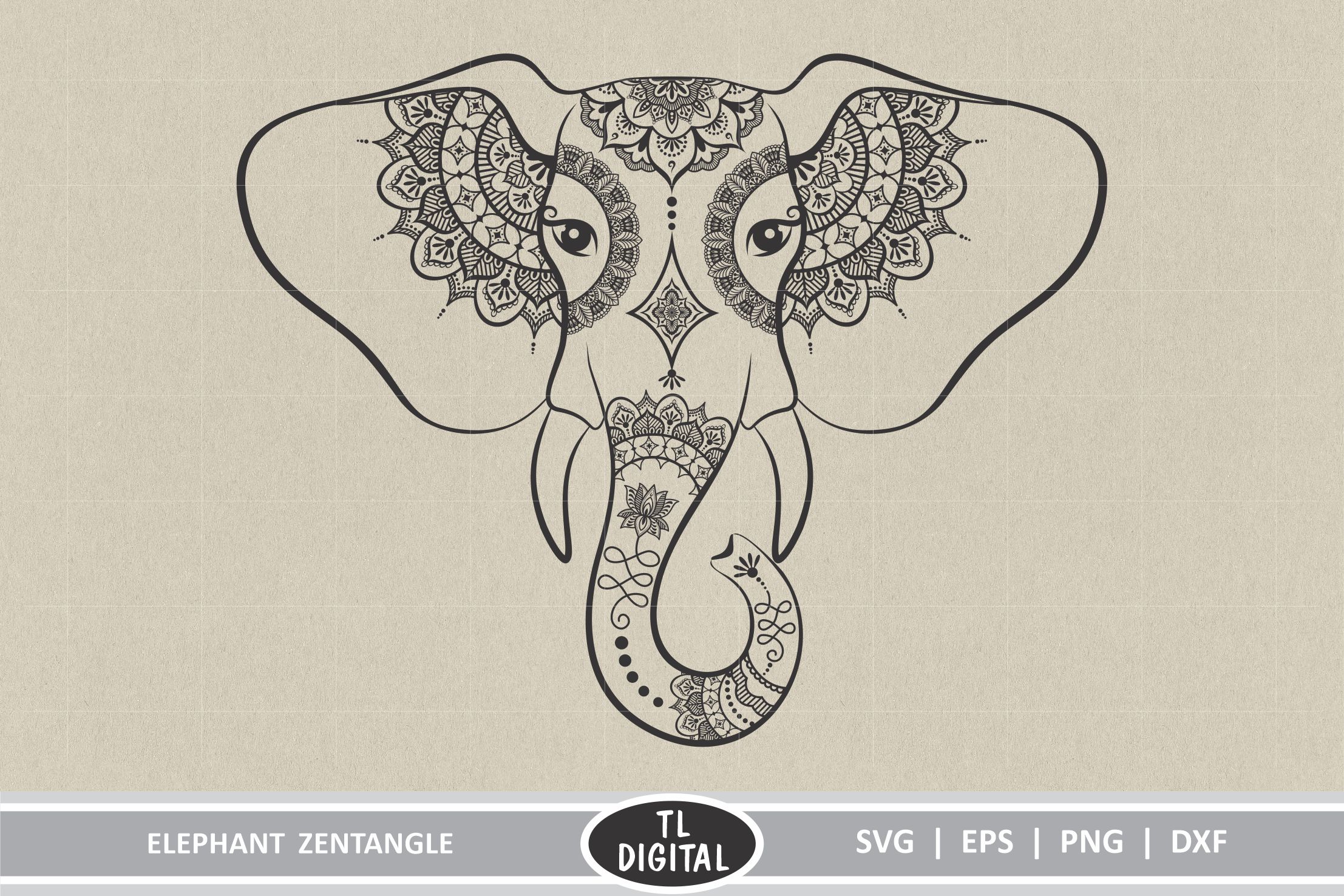 Free Free 122 Elephant Zentangle Svg SVG PNG EPS DXF File