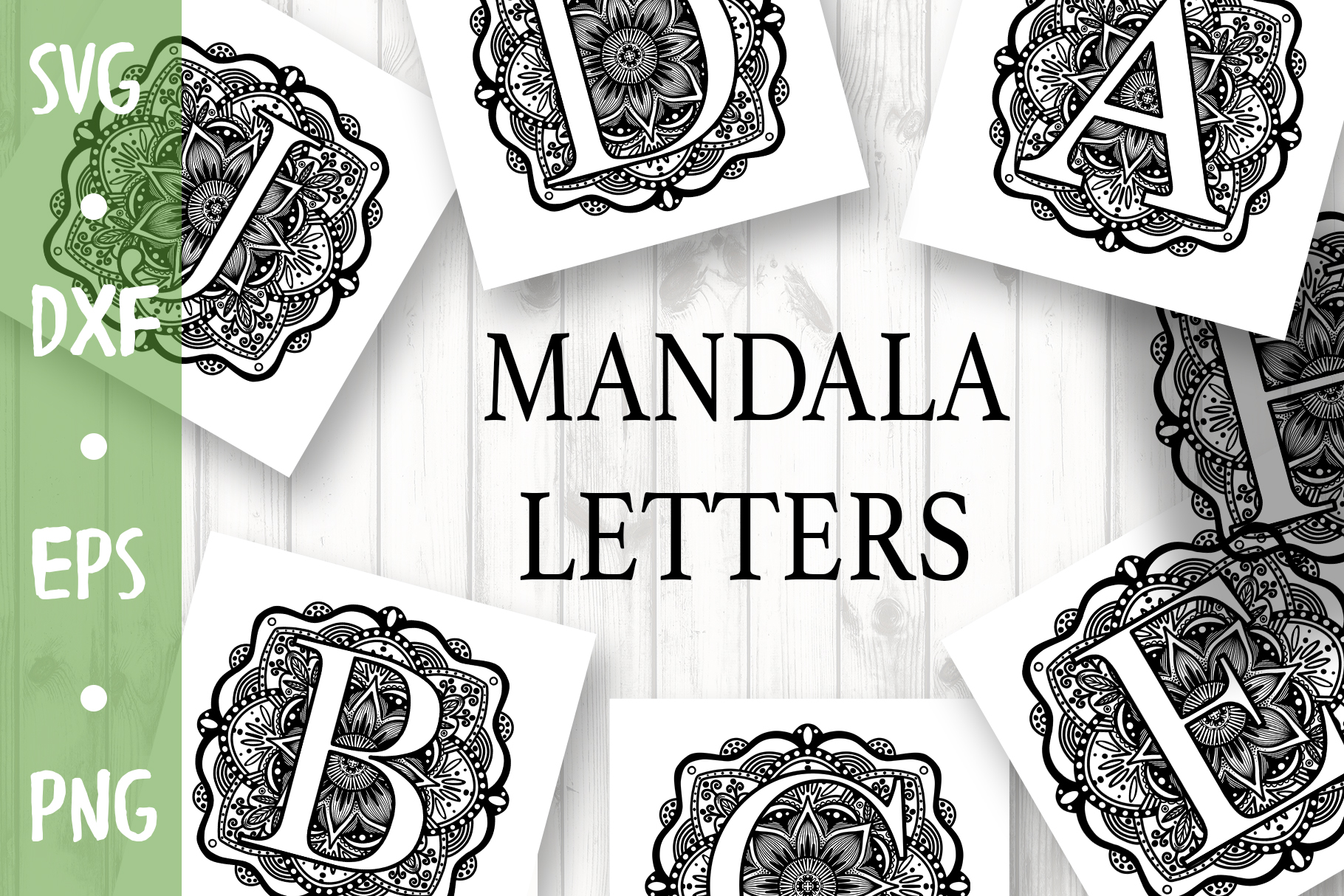 Free Free Mandala Svg Letters 847 SVG PNG EPS DXF File