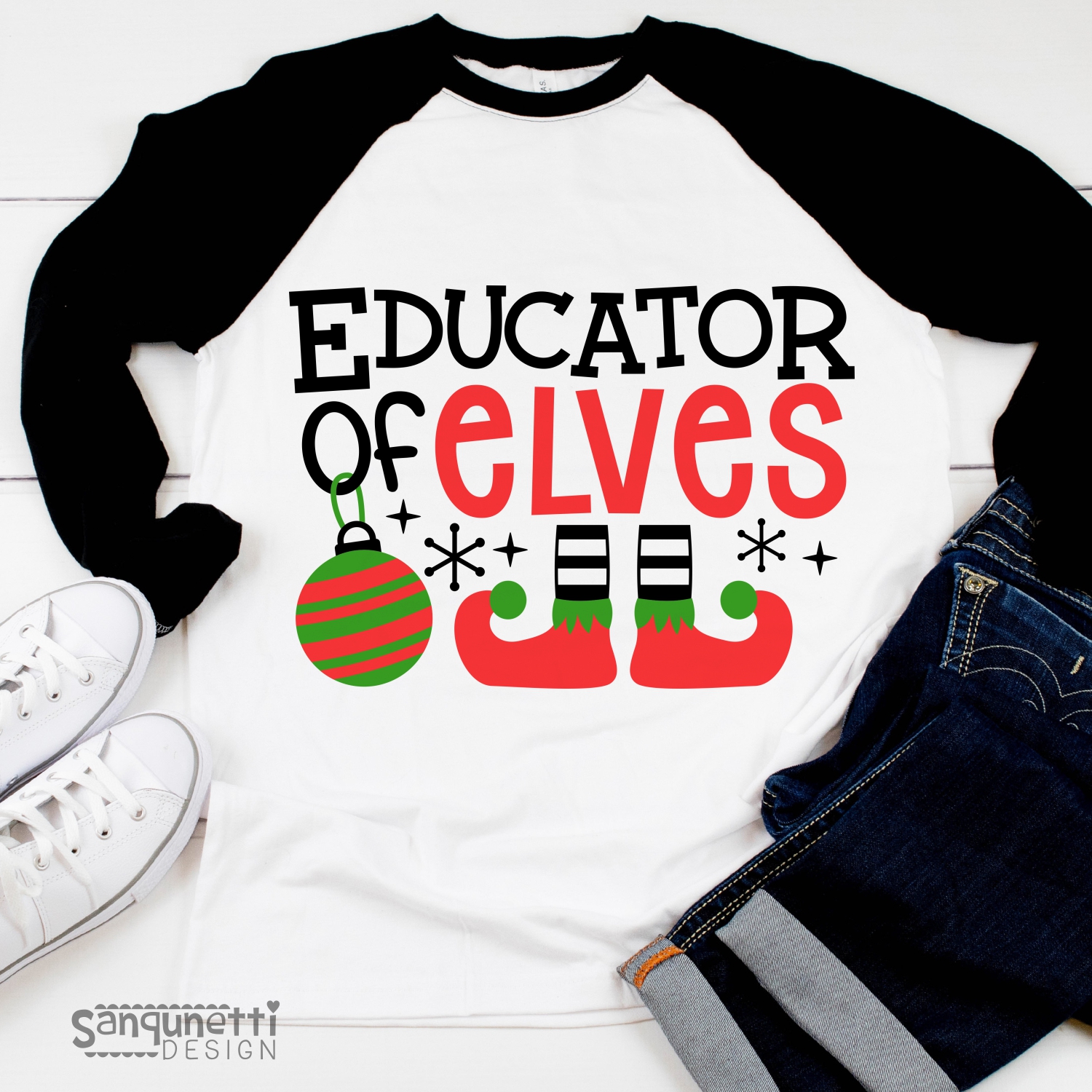 Download Educator of elves svg, Christmas teacher svg