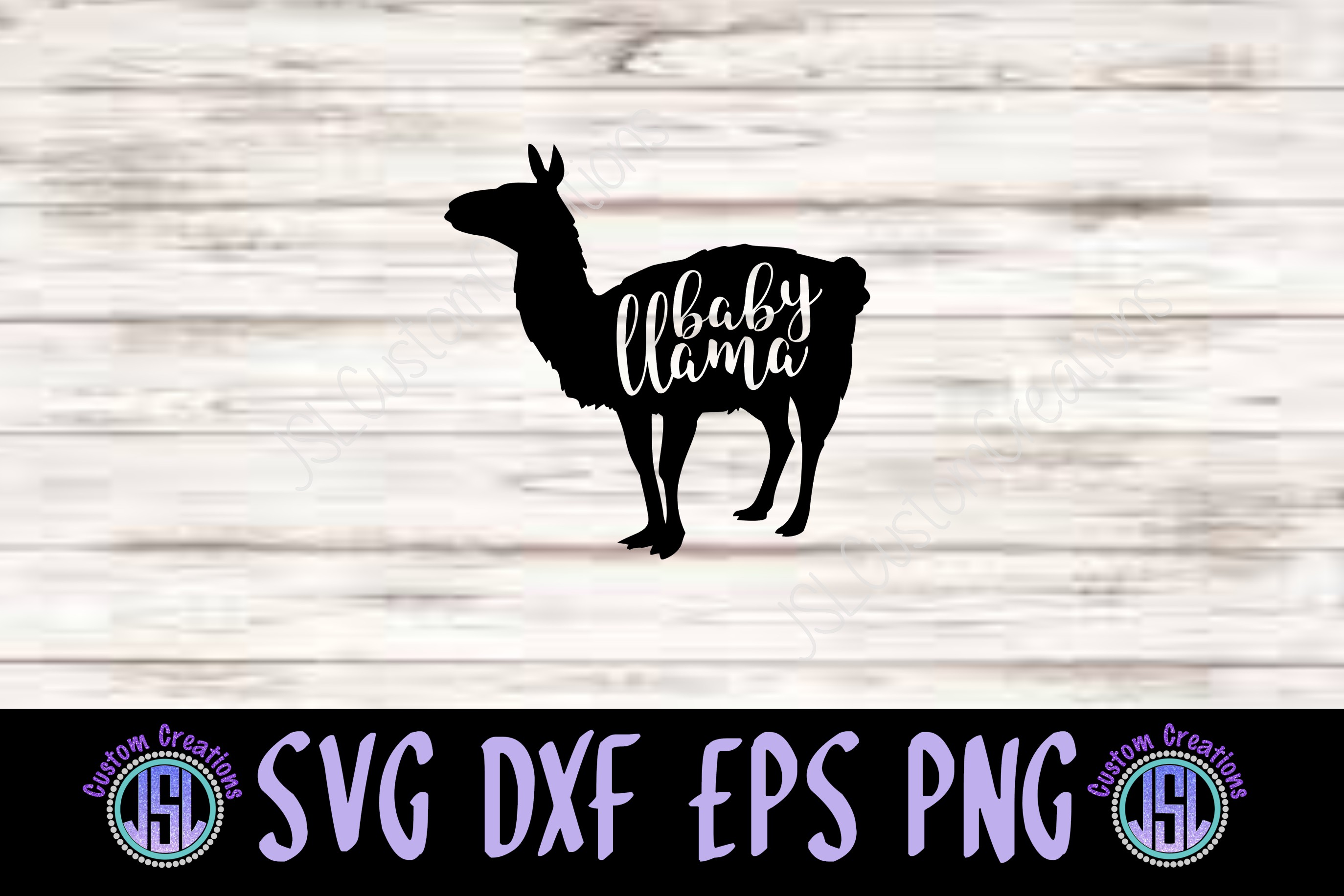 Daddy, Mama, Sister & Baby Llama Set of 4 | SVG DXF EPS PNG (250331