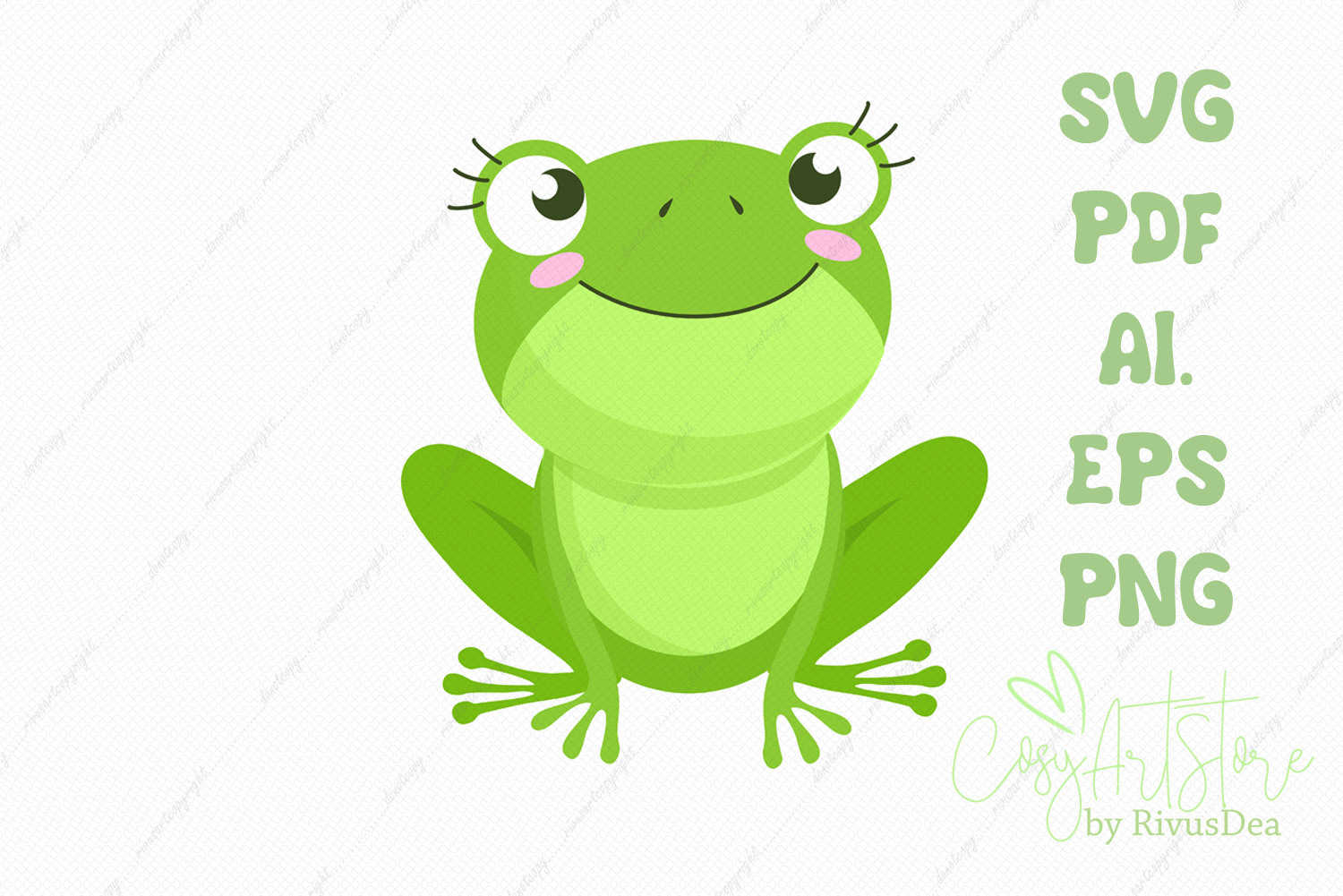 Frog SVG cute frog PNG, Cute baby animal Cut file