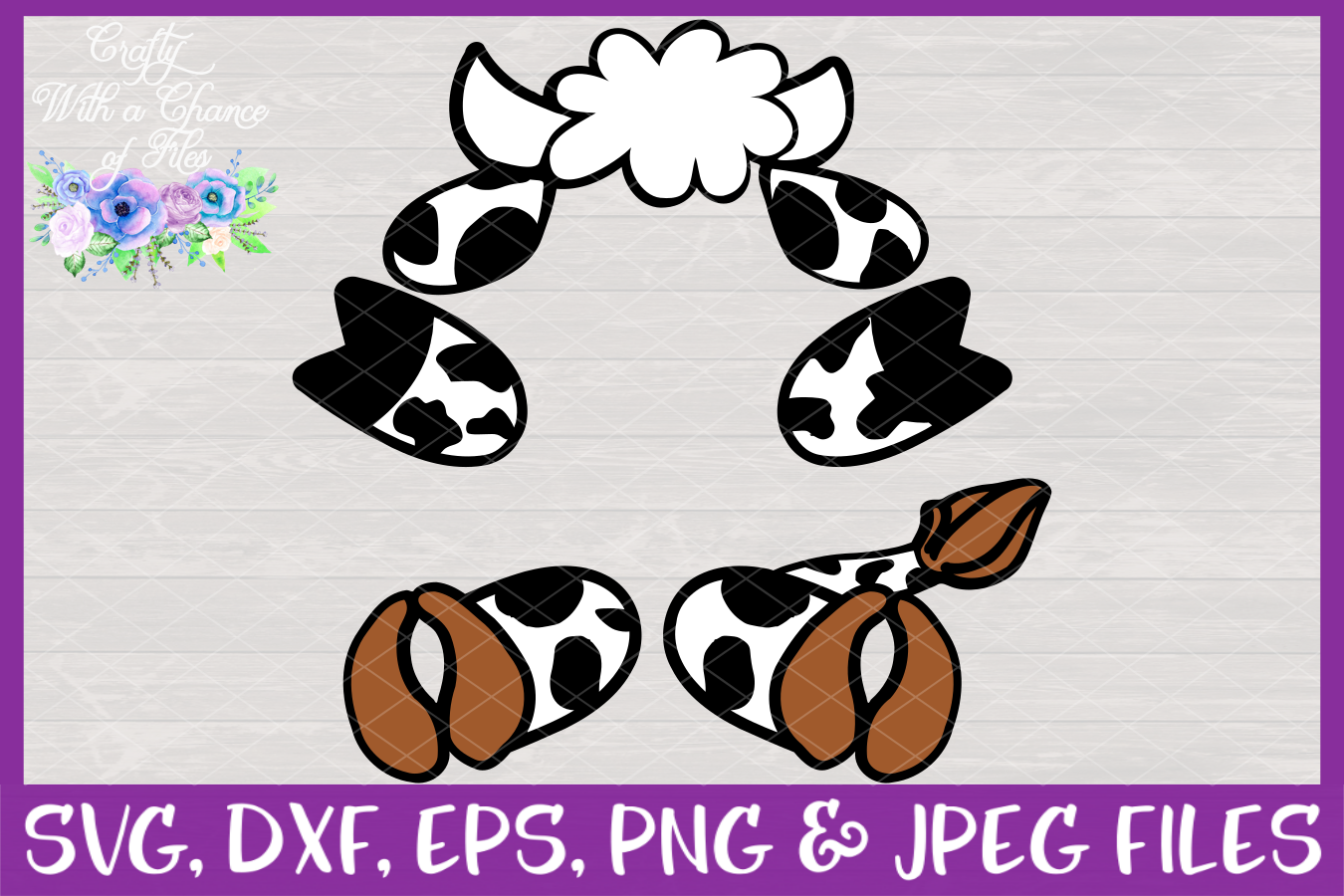Download Cow Monogram SVG - Easter Basket Design (16598) | SVGs ...