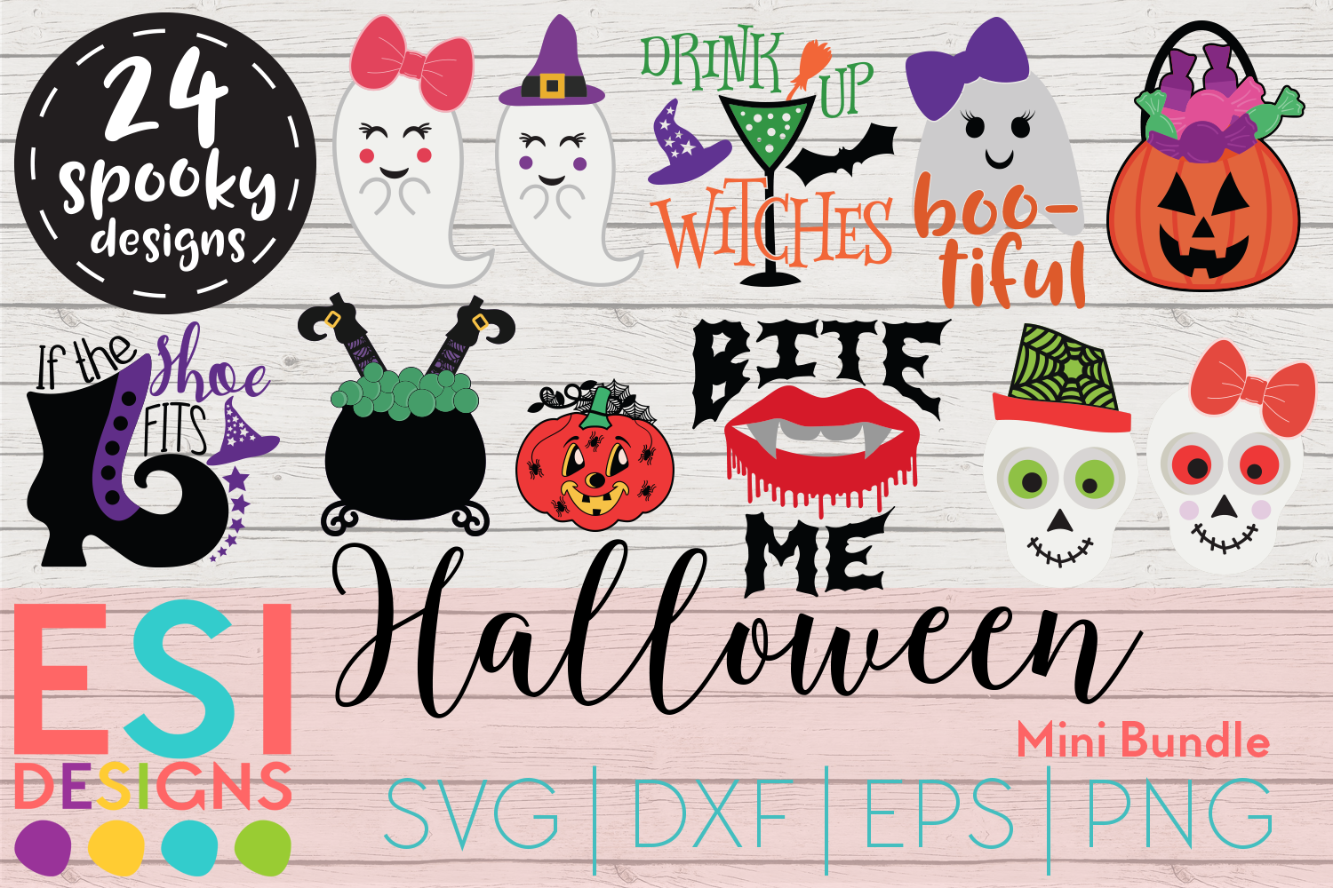 Download Halloween Designs Mini Bundle - SVG DXF EPS & PNG