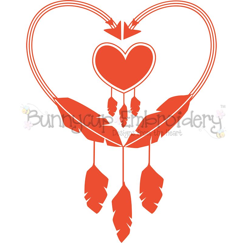 Download Feather Heart - SVG, Clipart, Printable