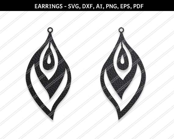 Free Free 158 Faux Leather Feather Earrings Svg Free SVG PNG EPS DXF File