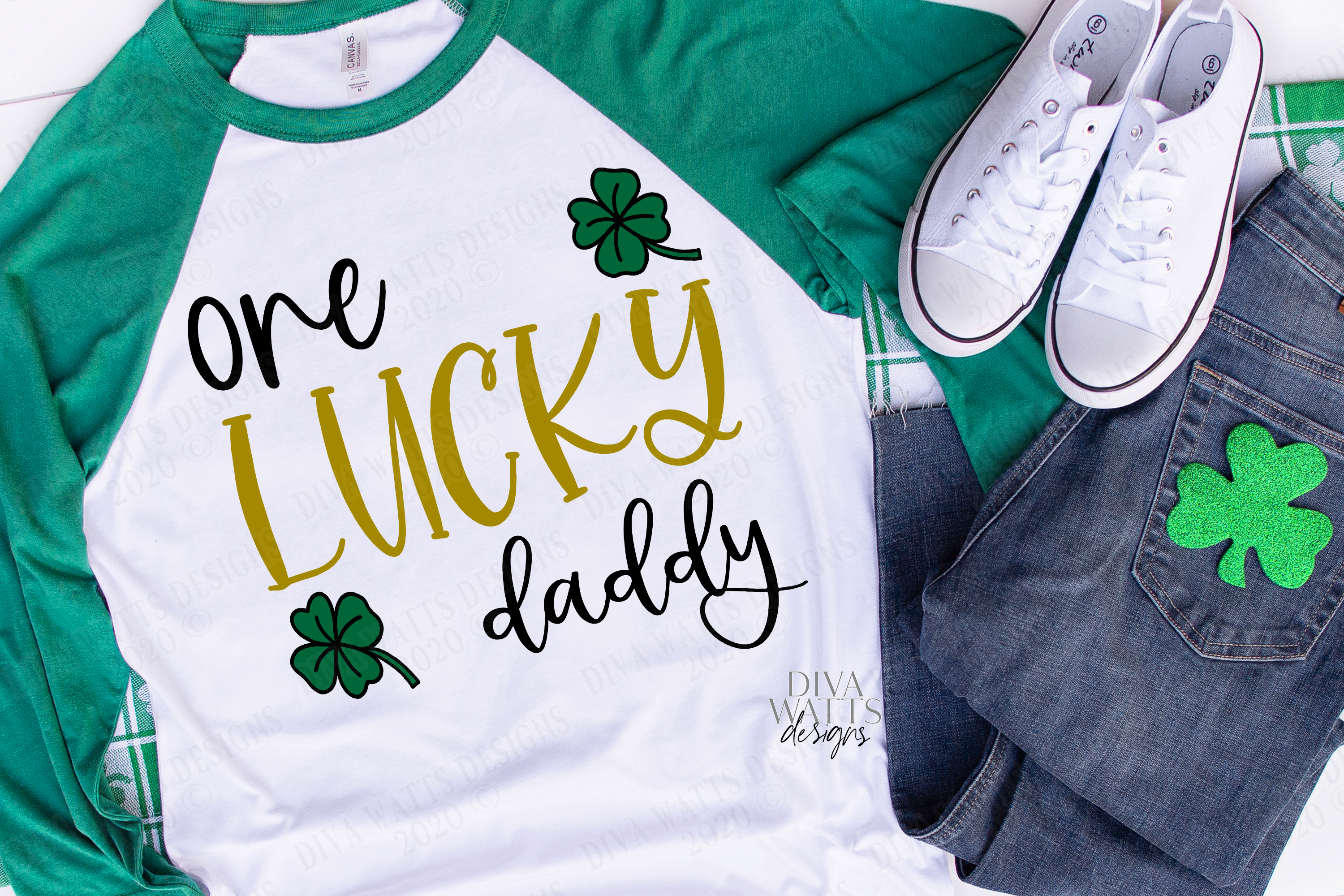 Download One Lucky Daddy - St. Patrick's Patty's Day - Shamrock ...