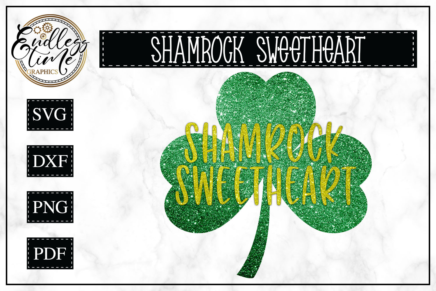 Download Shamrock Sweetheart SVG Cut File (56855) | Cut Files ...