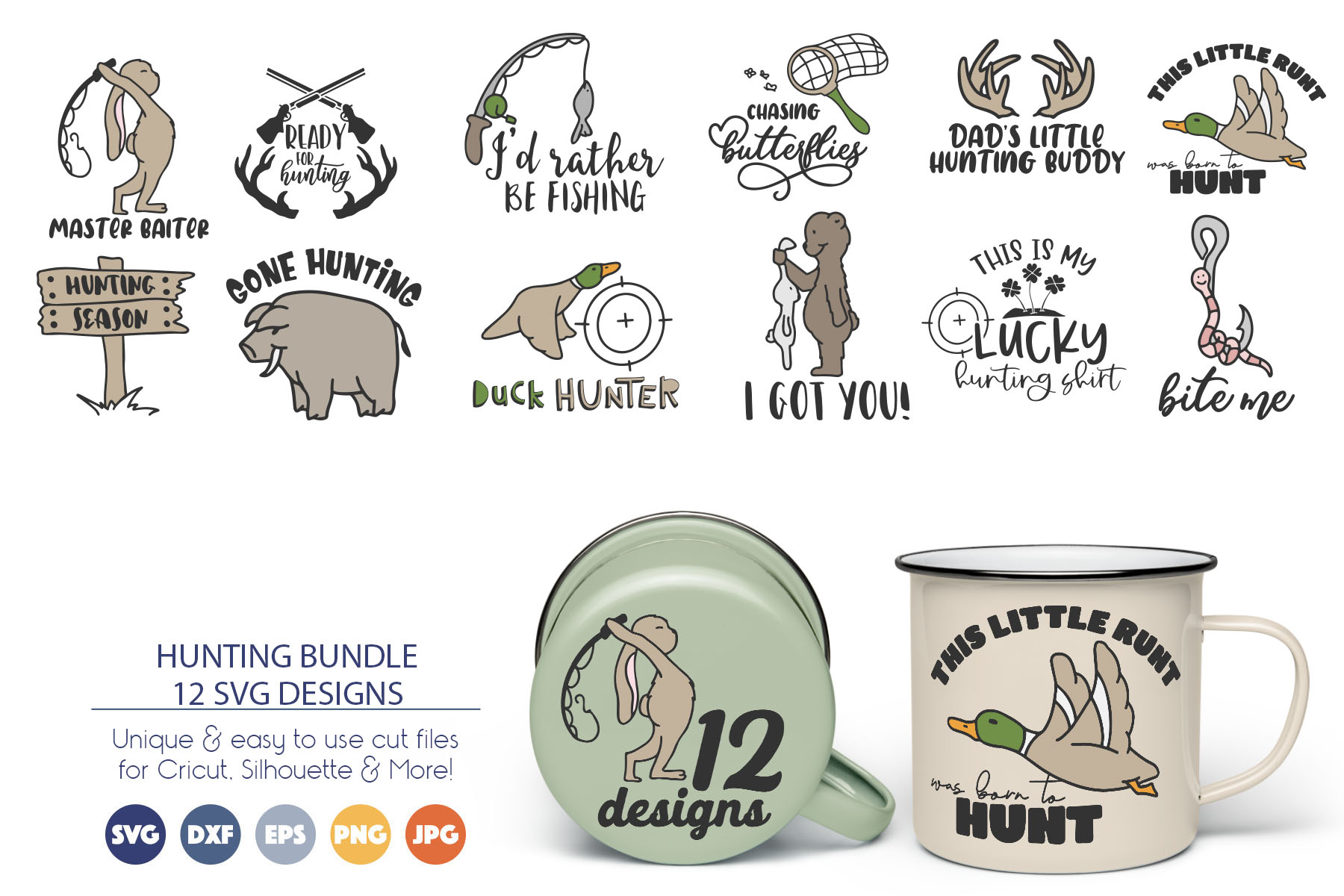 Download Hunting SVG Bundle