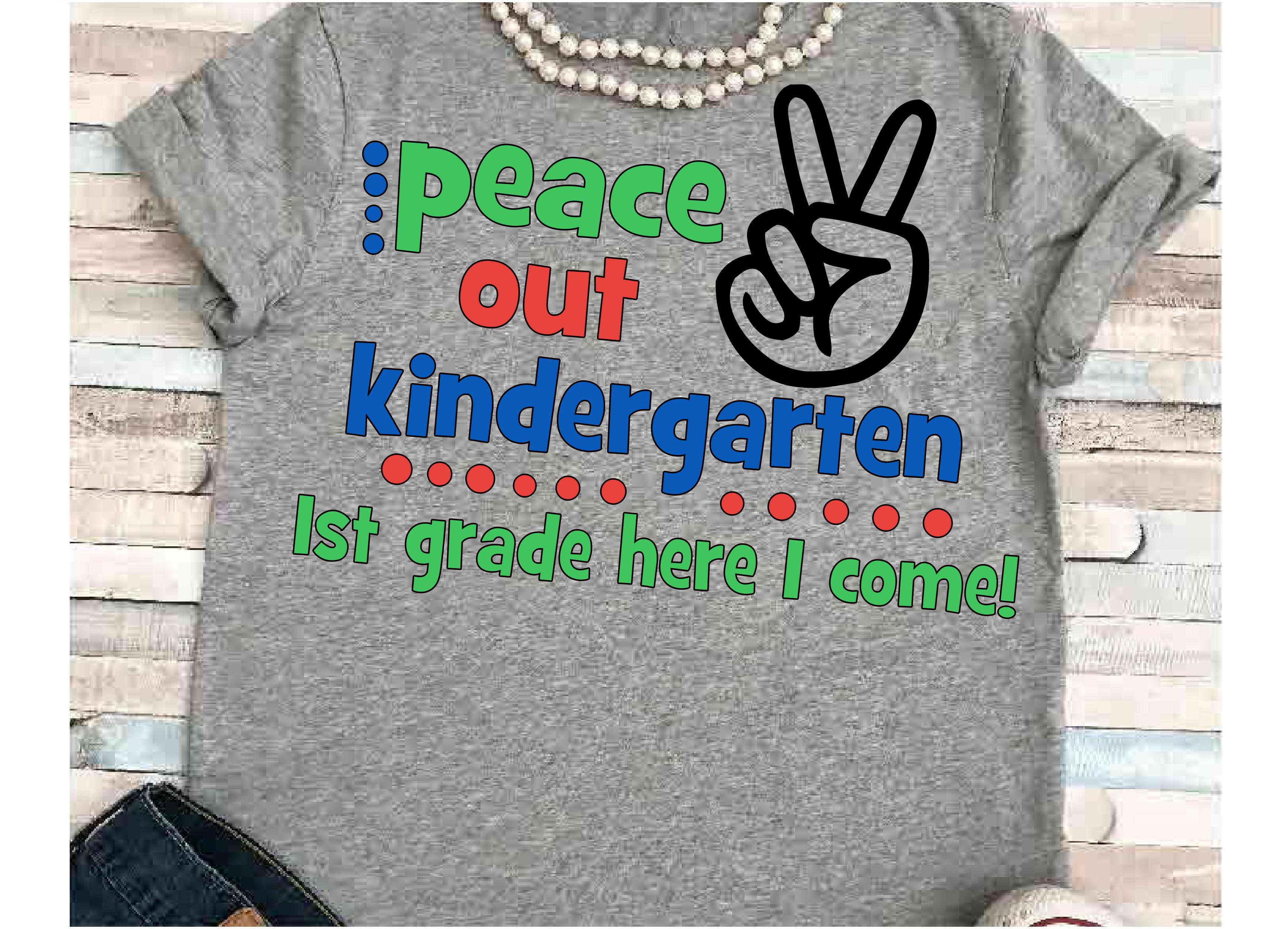 Free Free 195 Kindergarten Graduation Svg Peace Out Kindergarten SVG PNG EPS DXF File