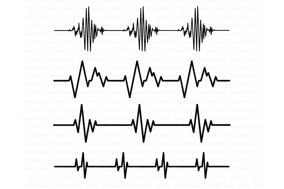 Heartbeat SVG, Cardio Files, Heart Beat line SVG