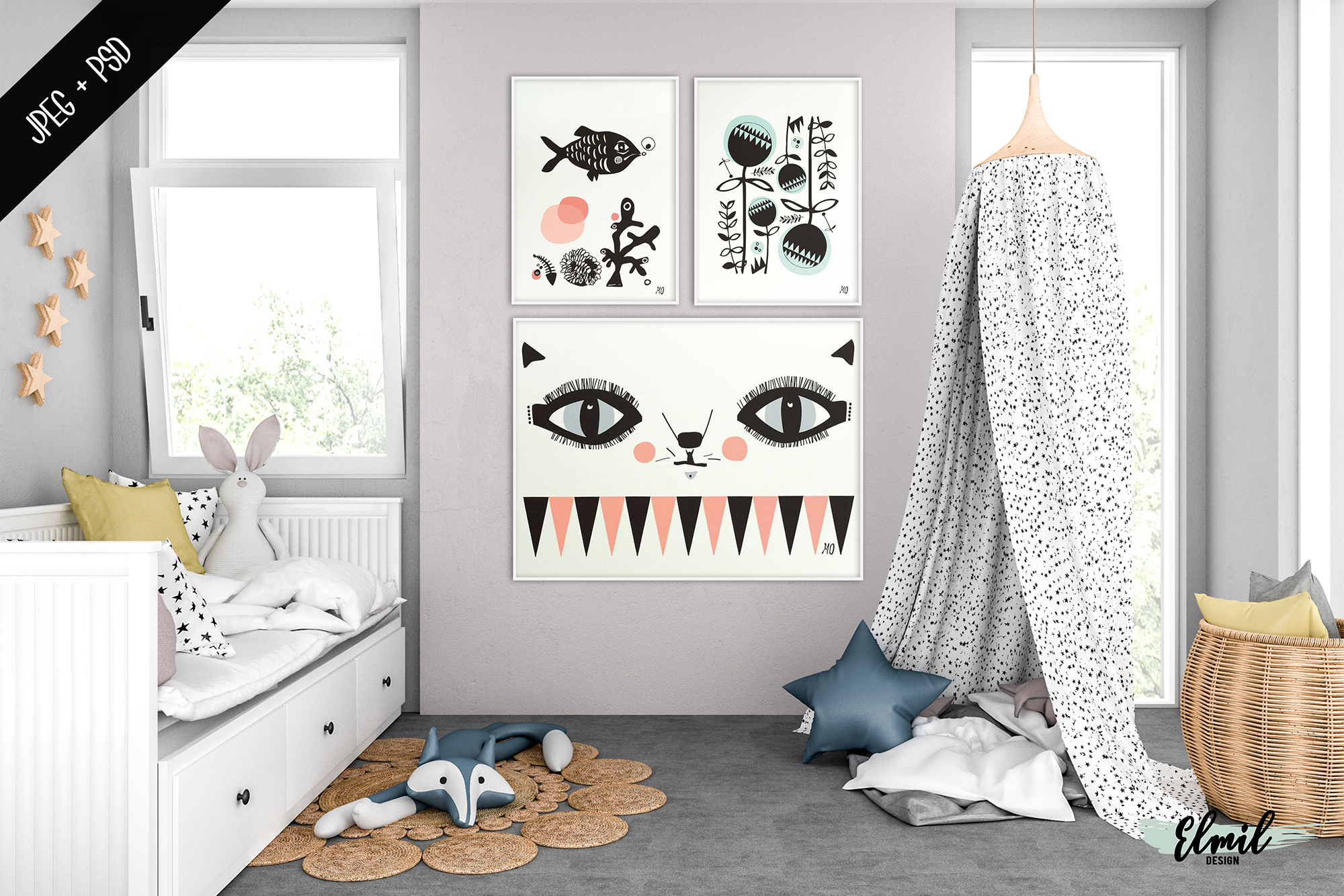 Download Frame mockup creator - Nursery Interiors Bundle (305176) | Mock Ups | Design Bundles